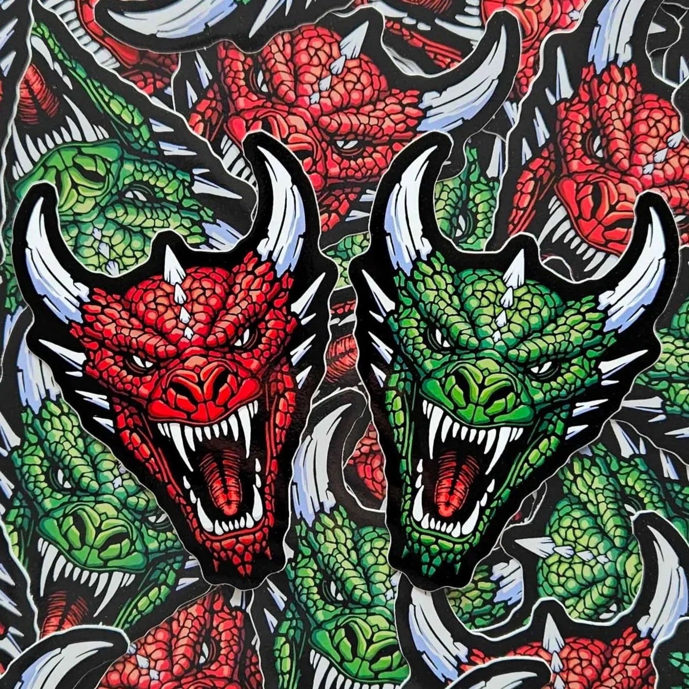CLASSIC DRAGON glossy sticker