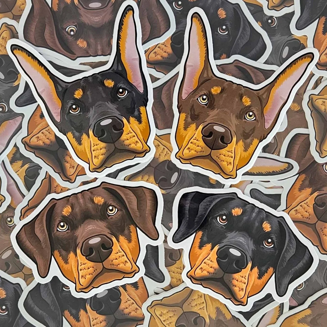 DOBERMAN stickers