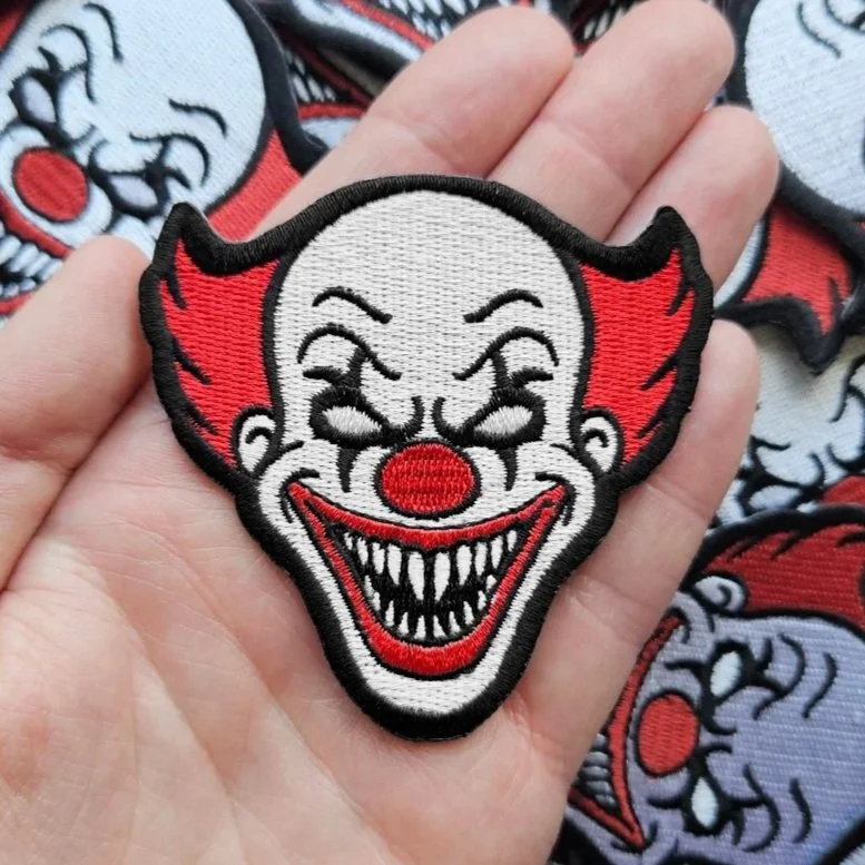 KILLER CLOWN EMBROIDERY PATCH