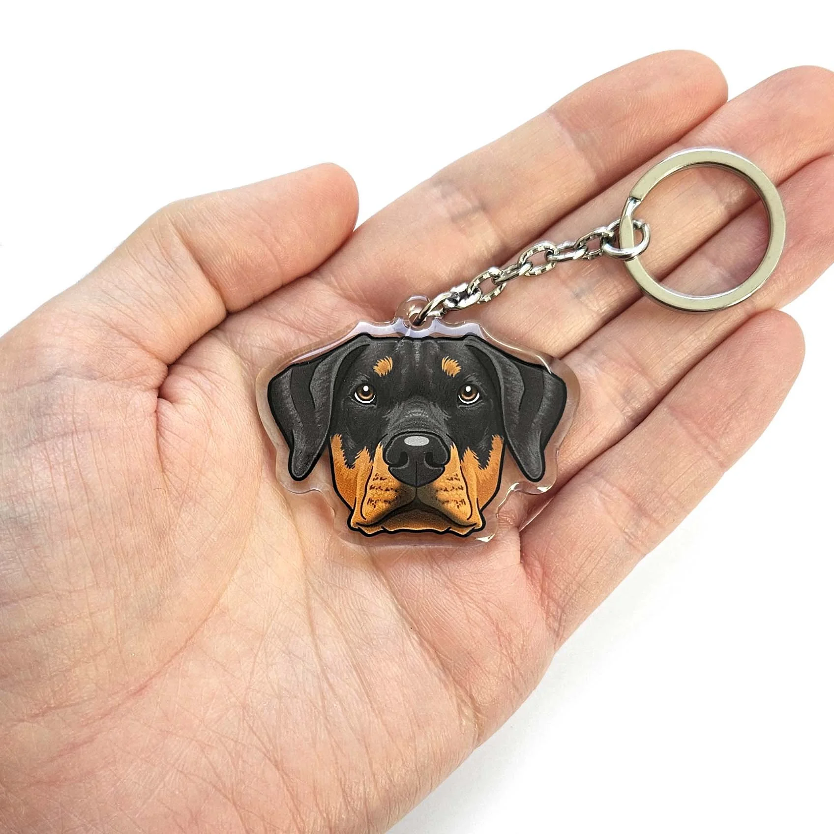 black tan doberman natural ears down key chains dog mum mom gift ideas charms jewellery.jpg