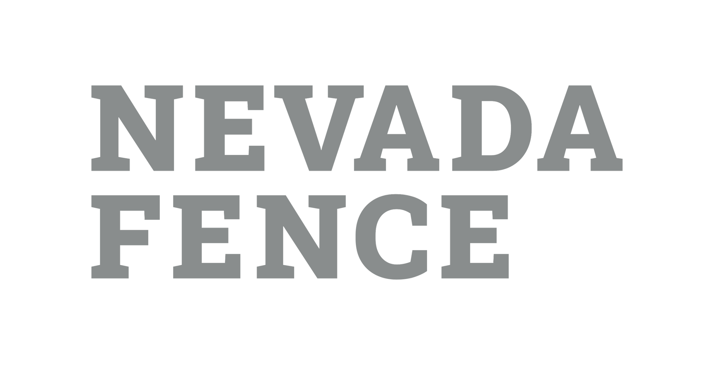 NVF Wordmark Silver