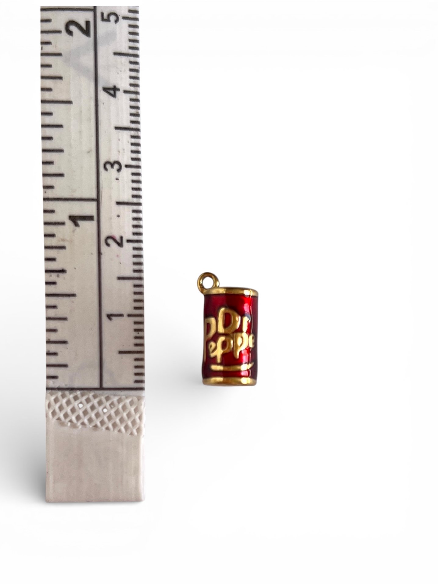small enamel Dr Pepper charm