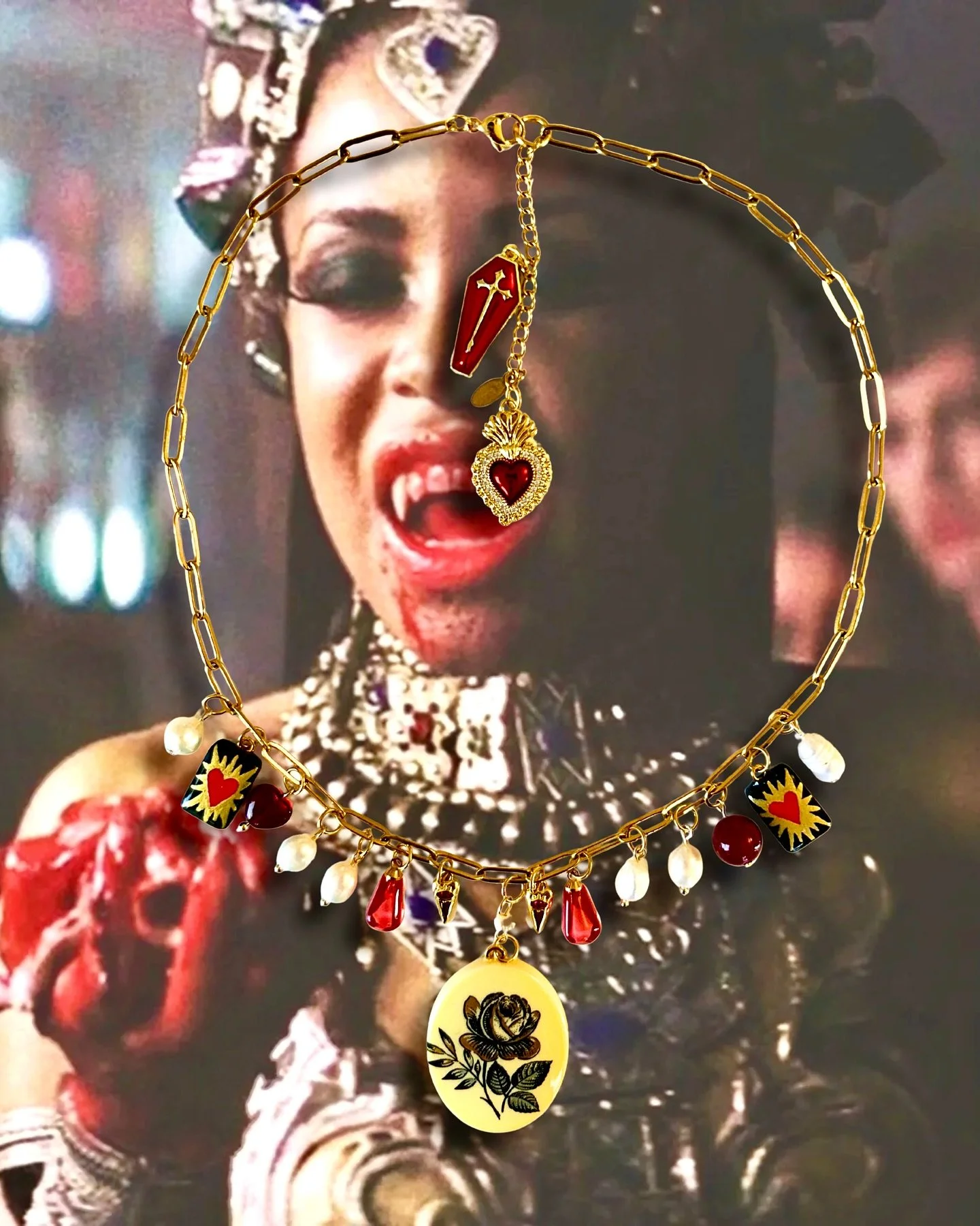 May and Jesenia made all these amazing halloween necklaces inspired by each of these movies. Which one would you add to your costume?