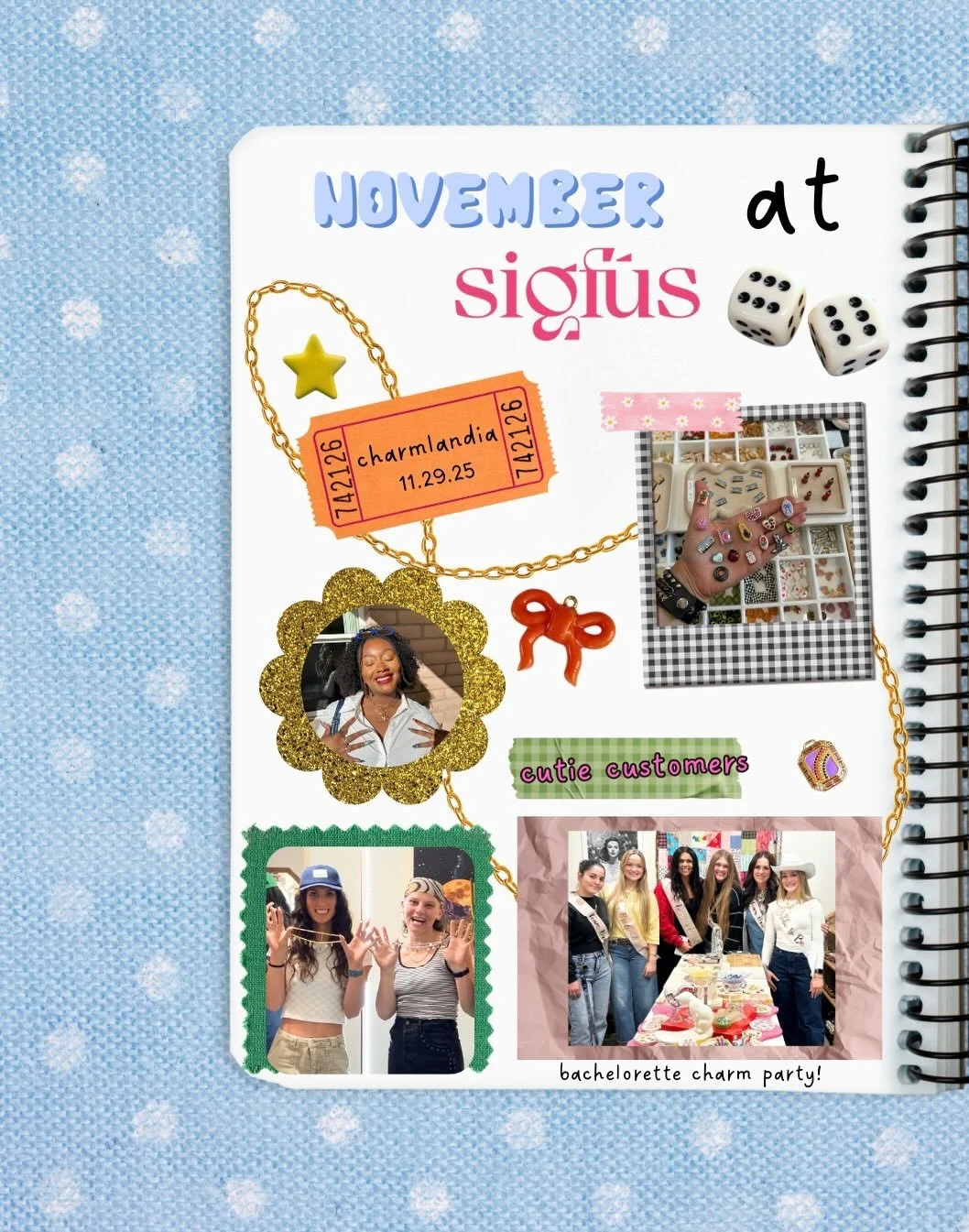 Our little journal entry for the month of November 💟