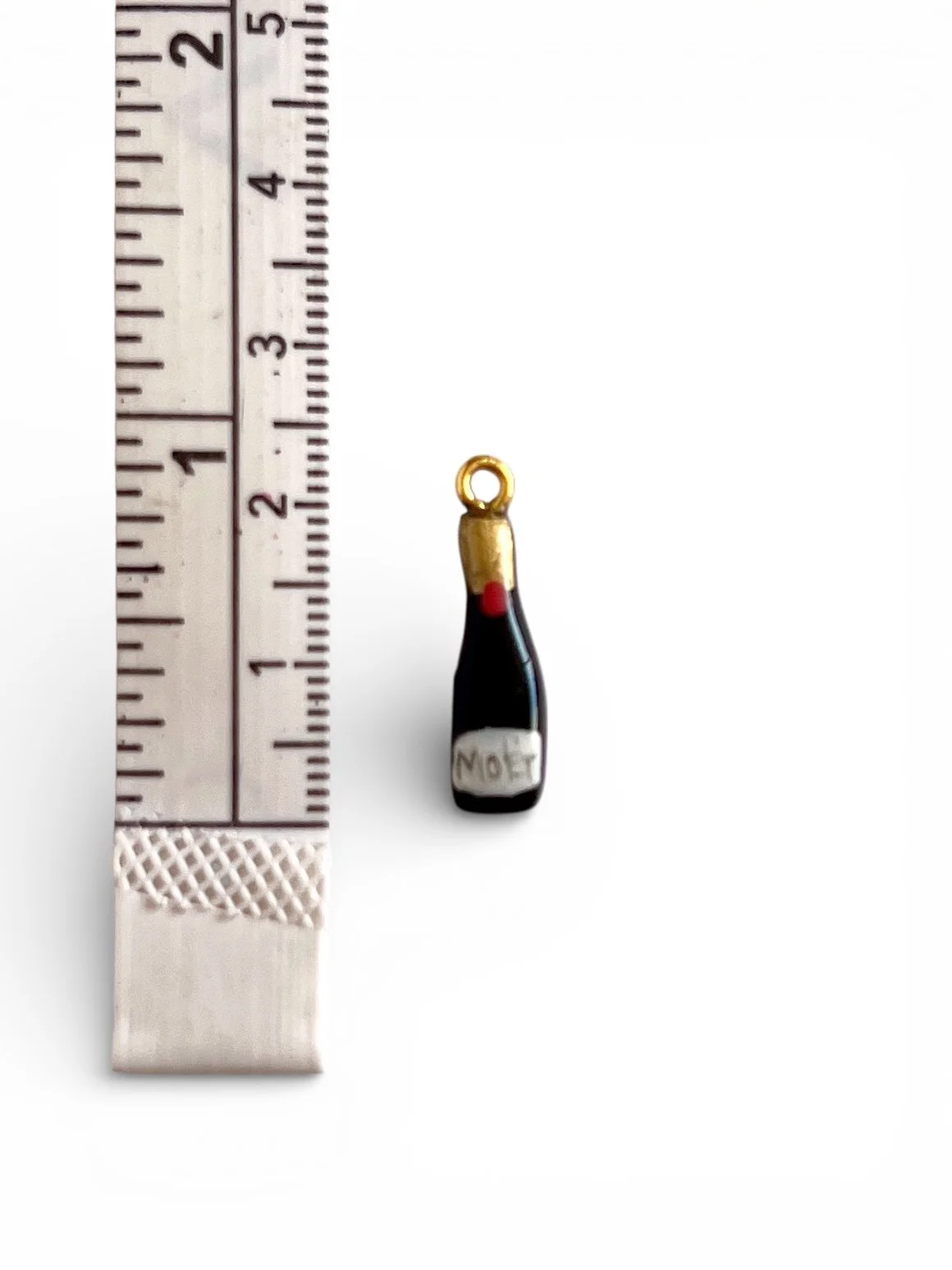 handmade champagne charm