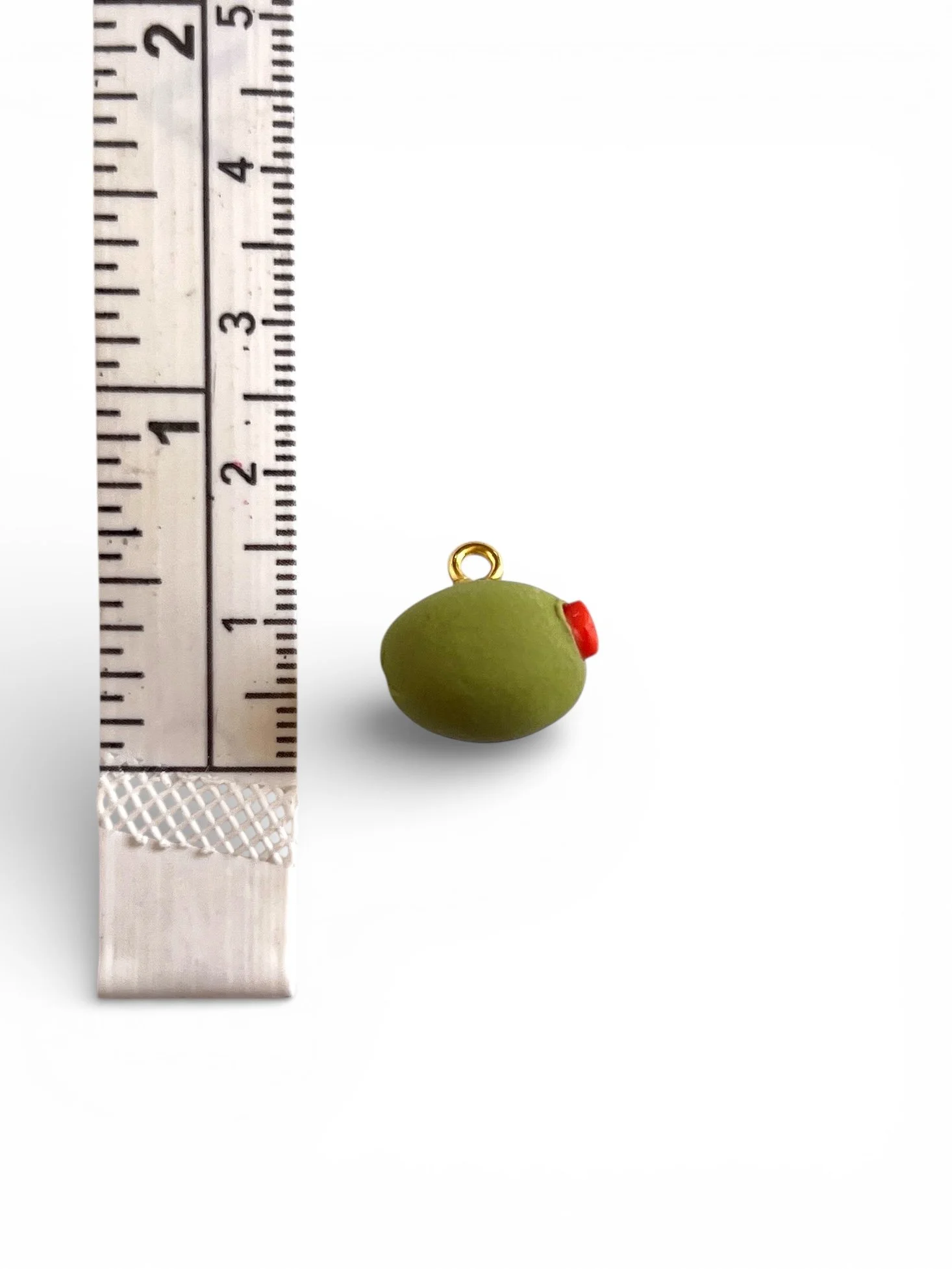 handmade olive charm