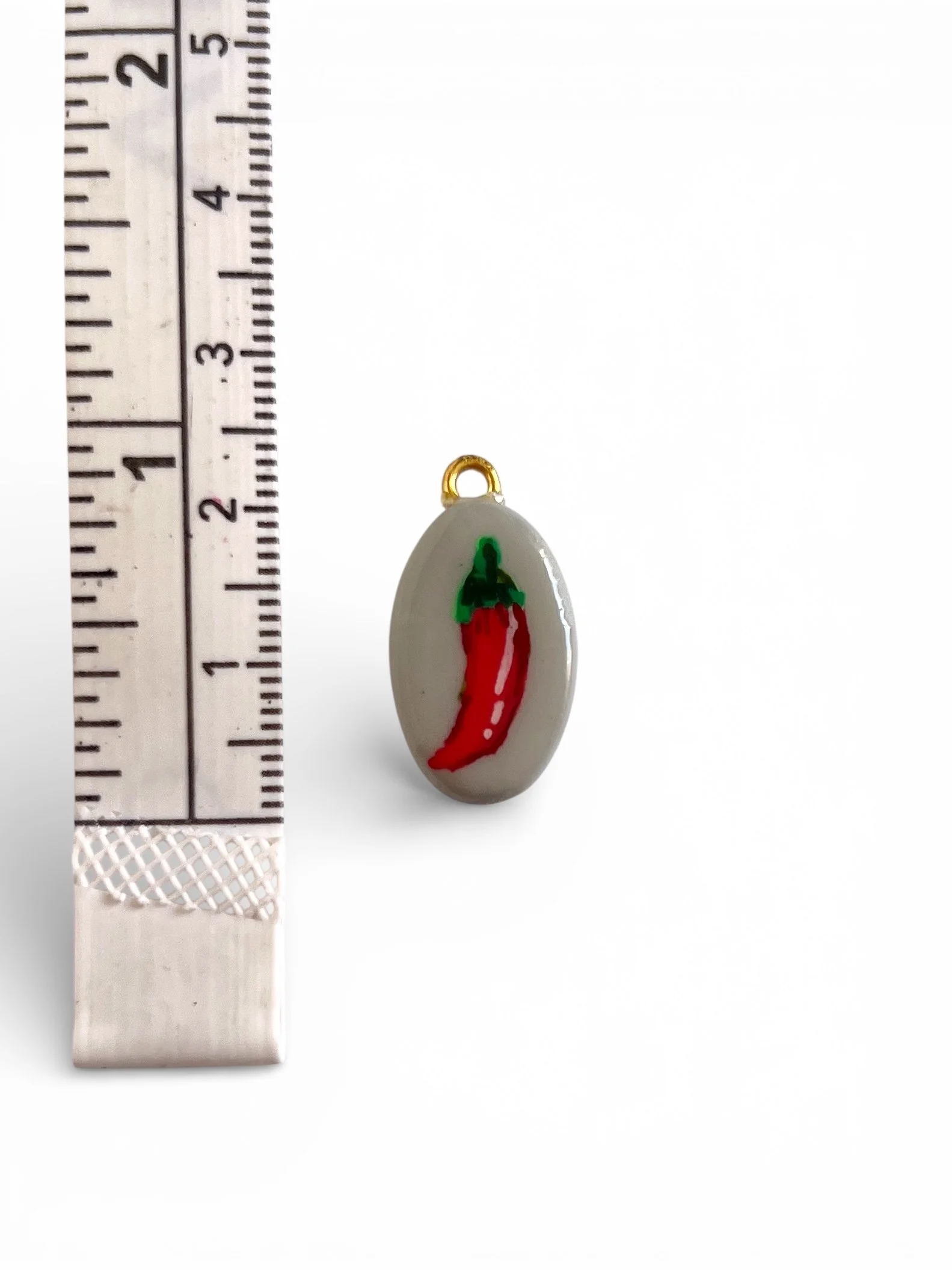 handmade chili pepper charm