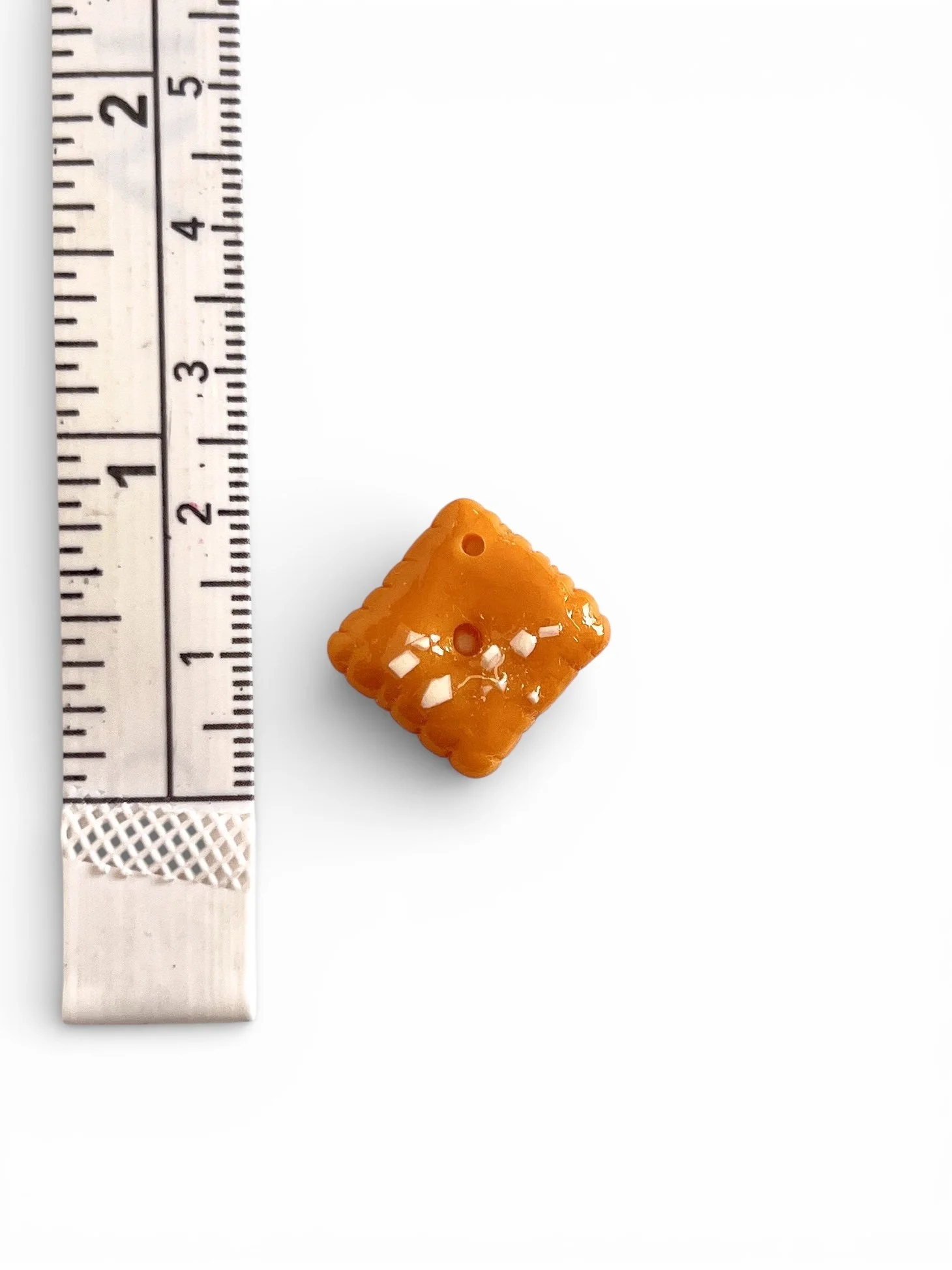 handmade cheez it charm