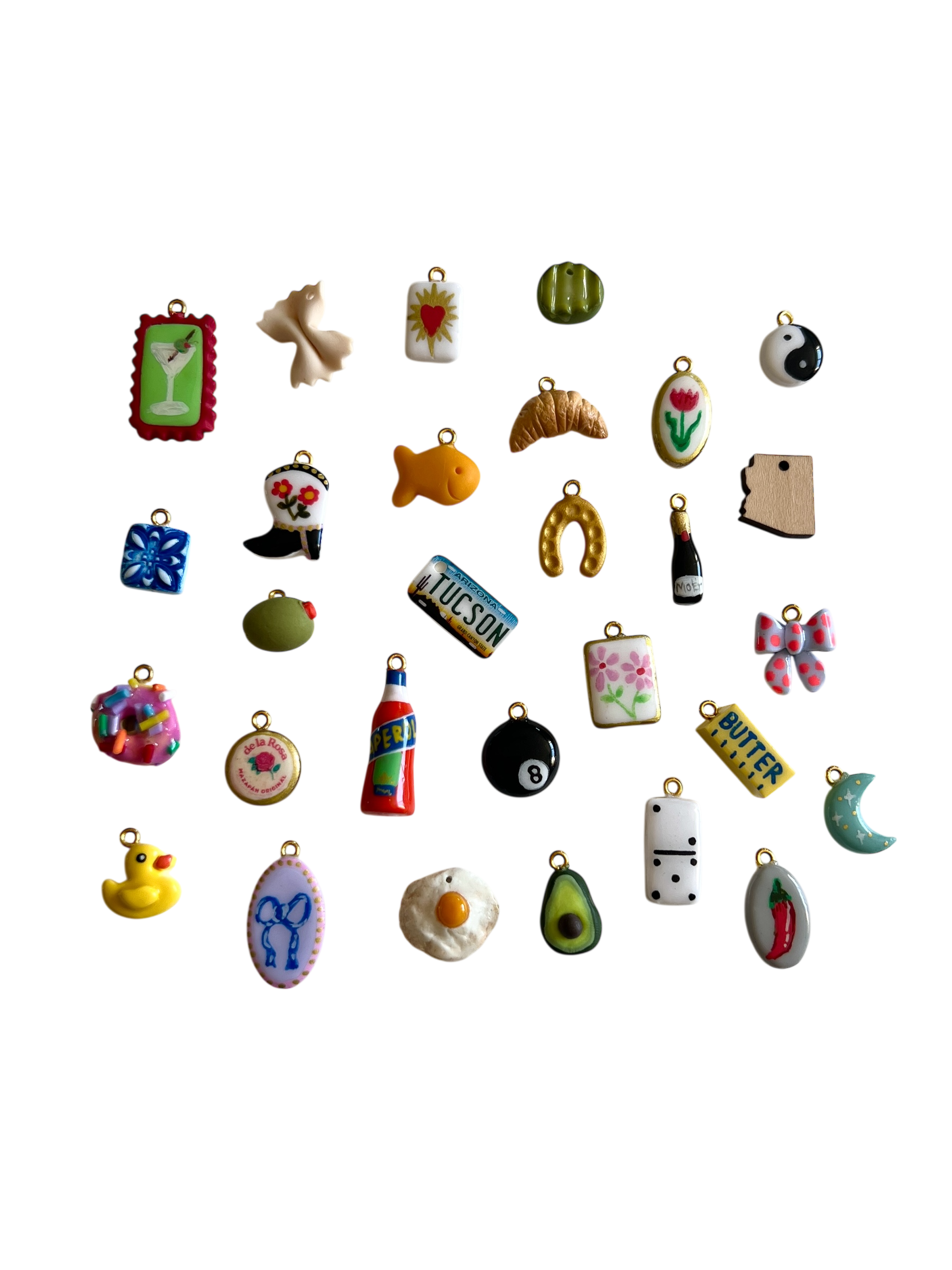 Handmade Nostalgia Charms -Miniature Jewelry Charms