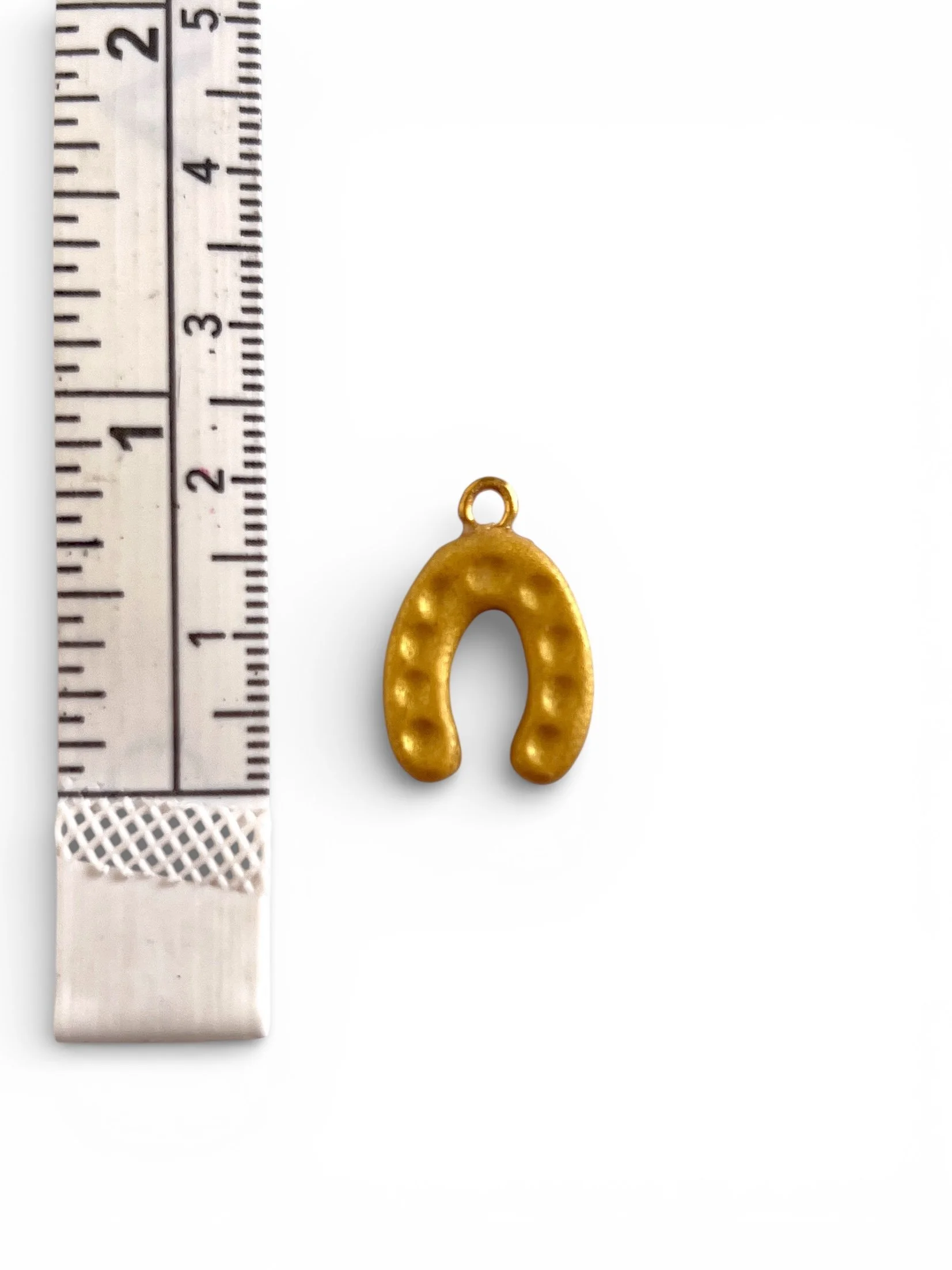 handmade horseshoe charm