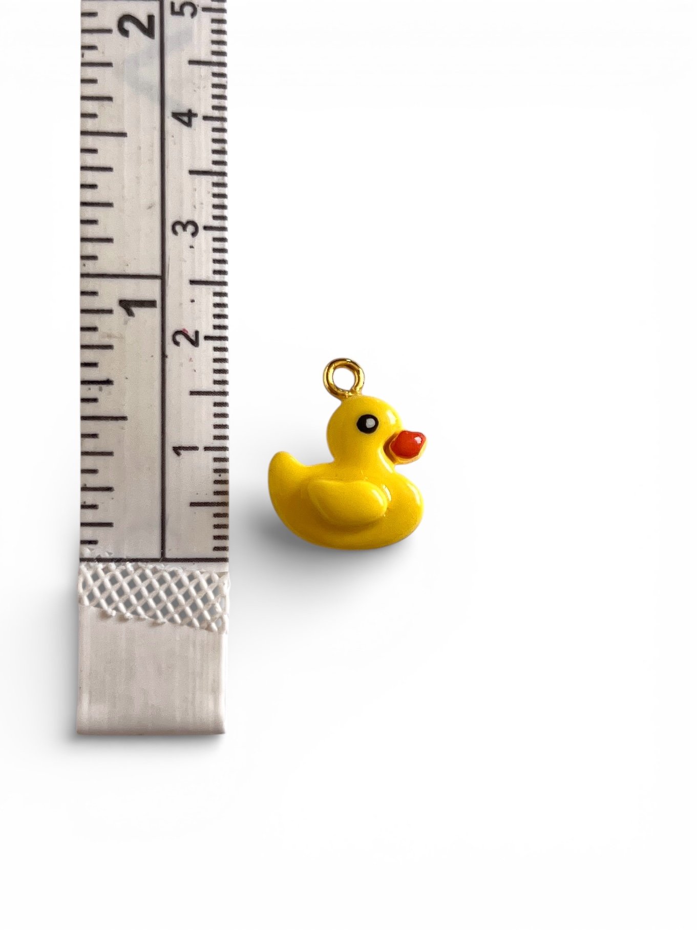 handmade rubber ducky charm