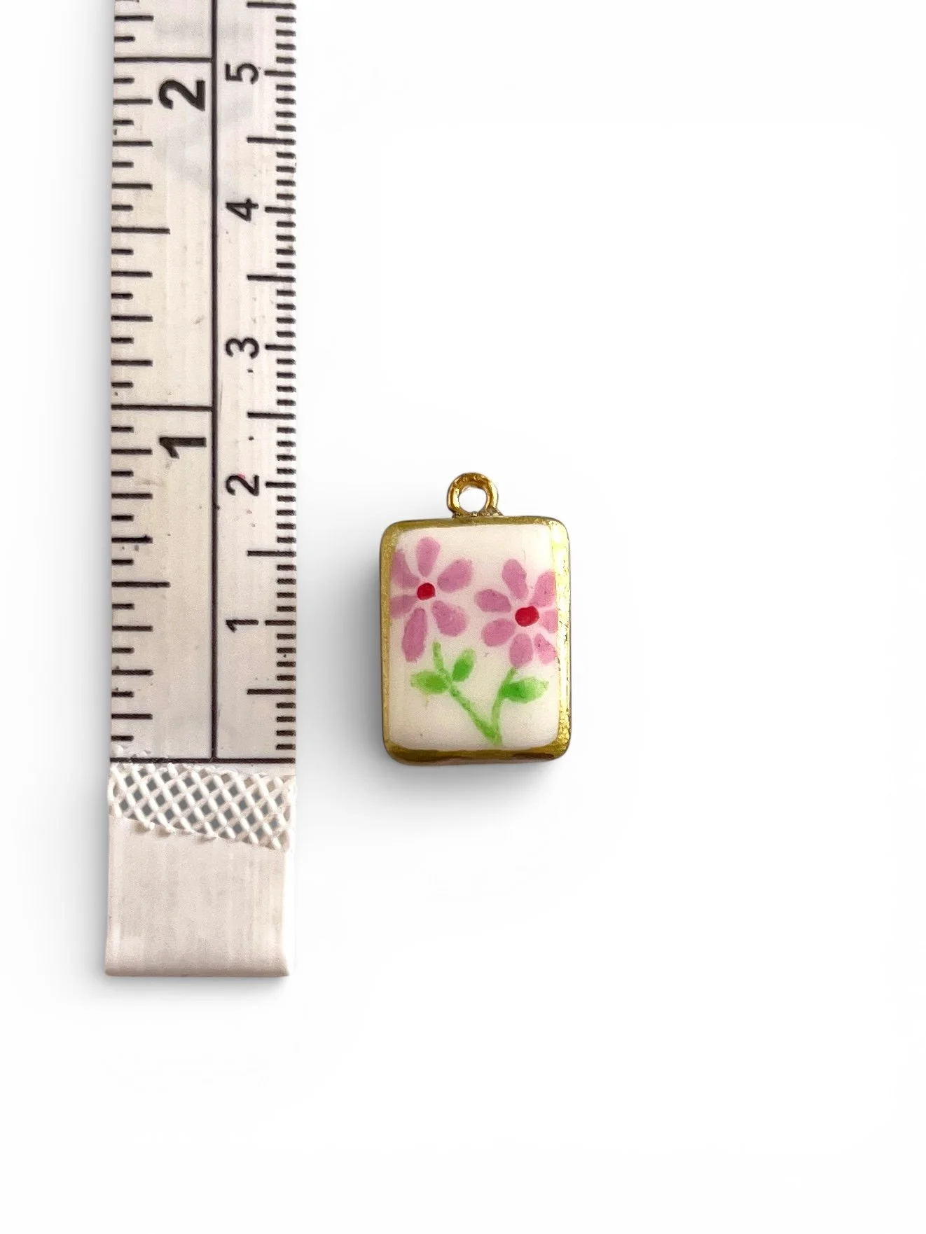 handmade flower charm