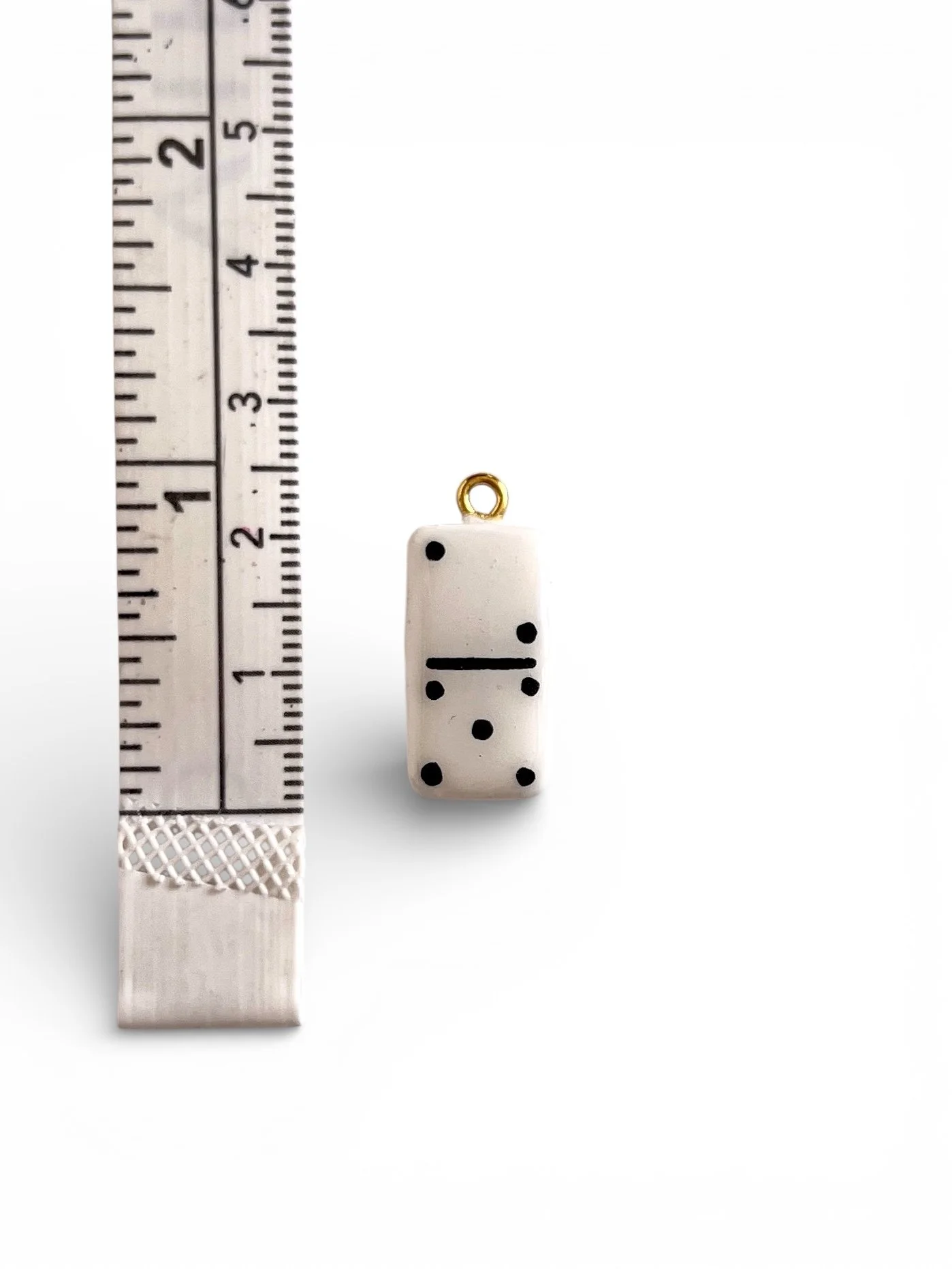 handmade domino charm