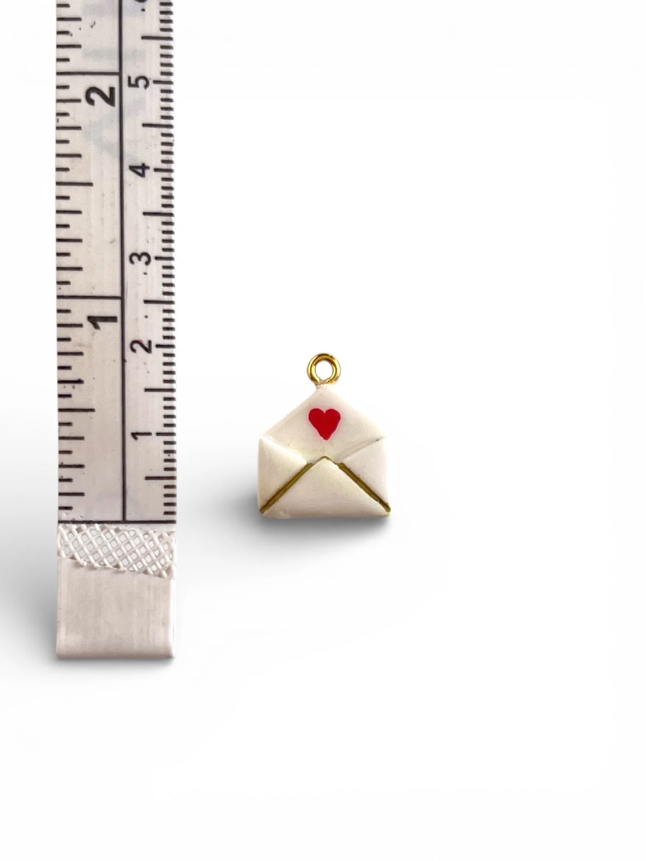 handmade envelope charm