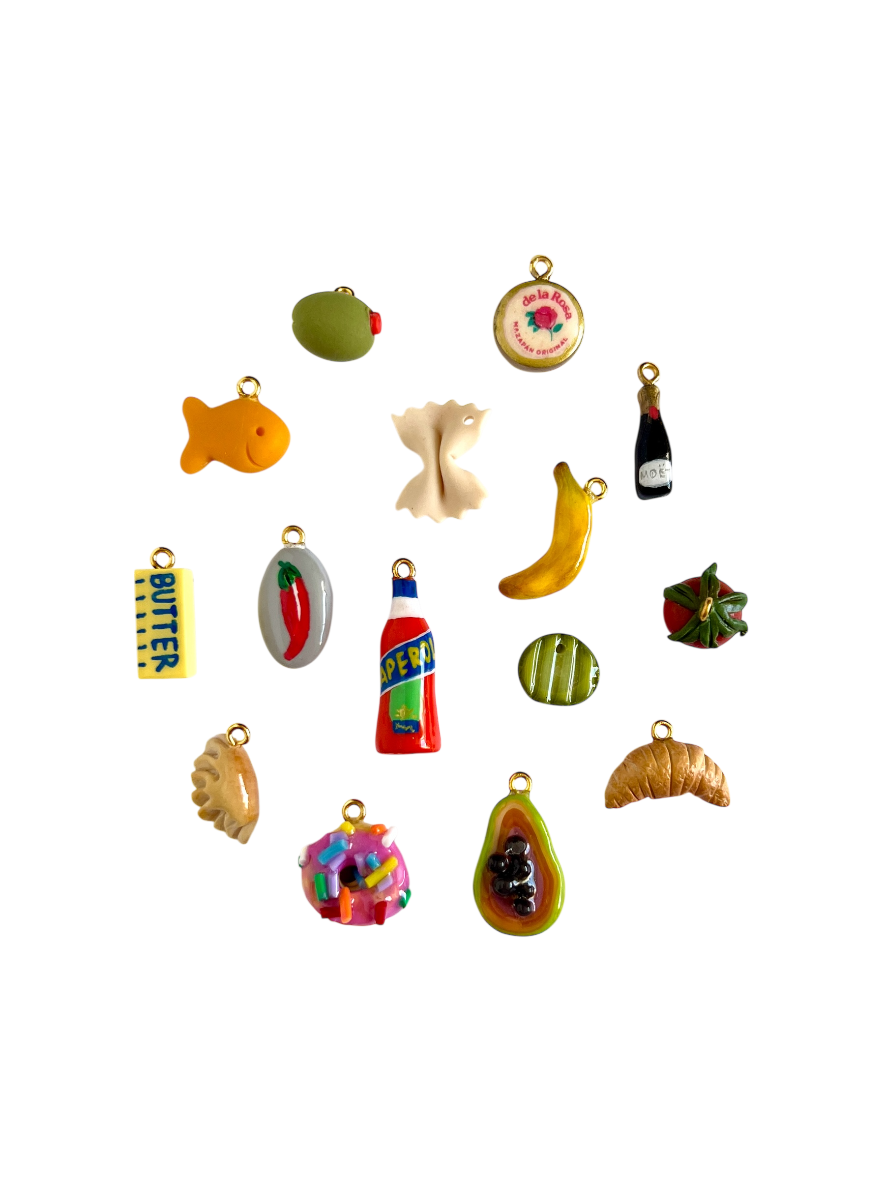 Handmade Food Charms -Miniature Jewelry Charms