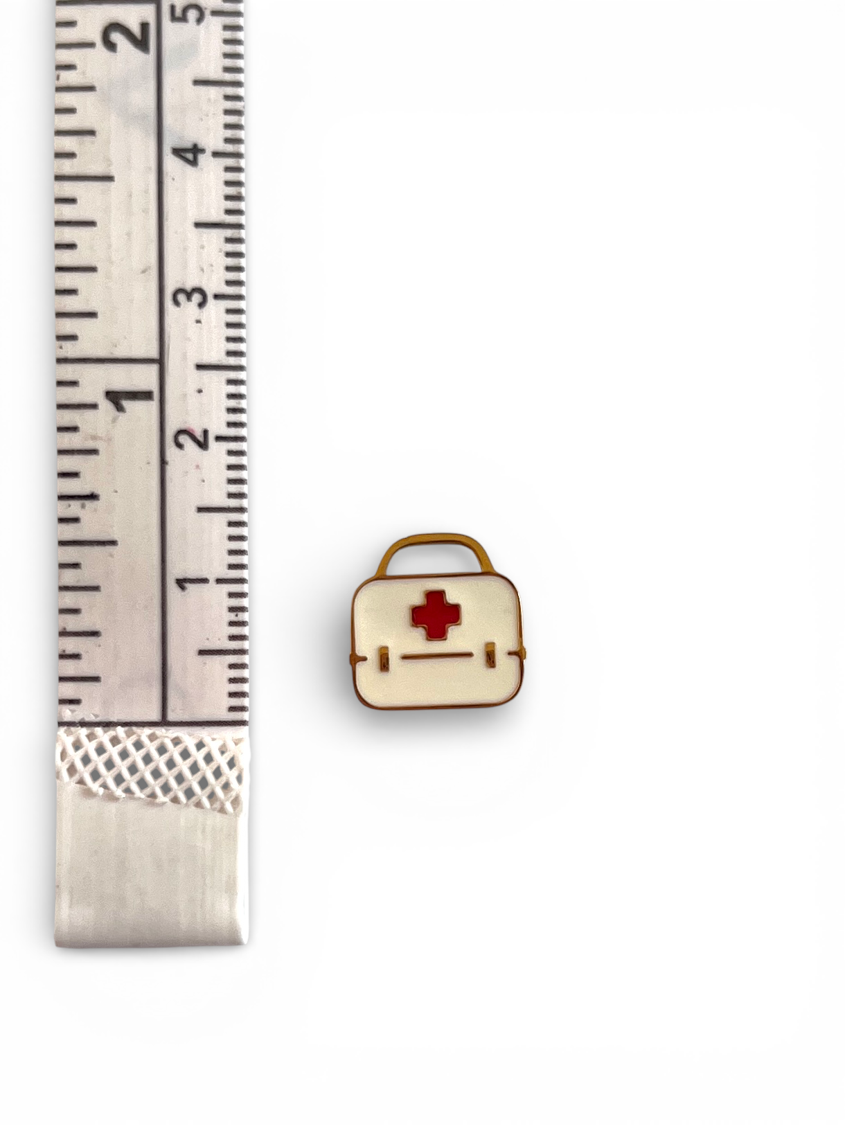small enamel nurse bag charm