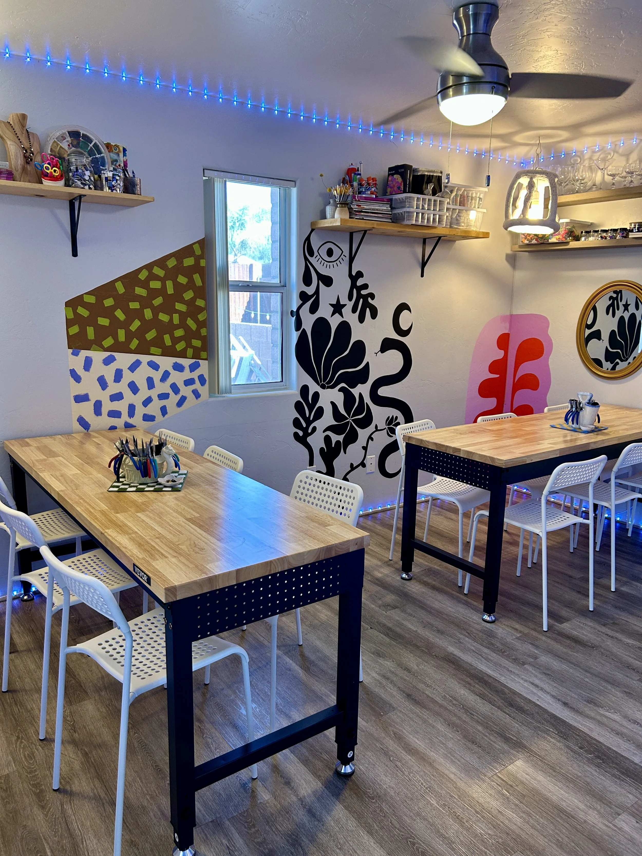 Polymer clay breakfast charms workshop in Tucson