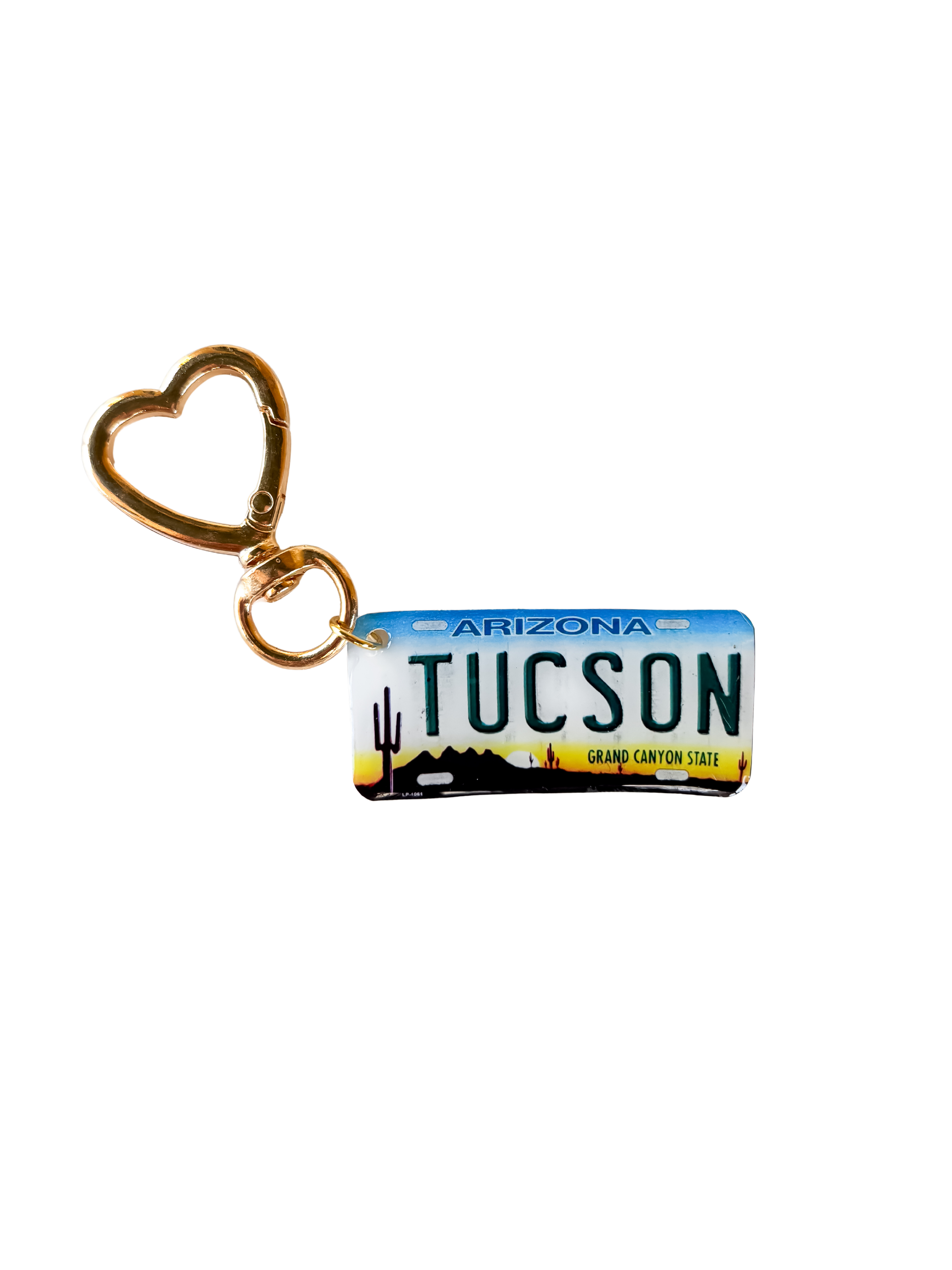 Tucson License Plate Keychain