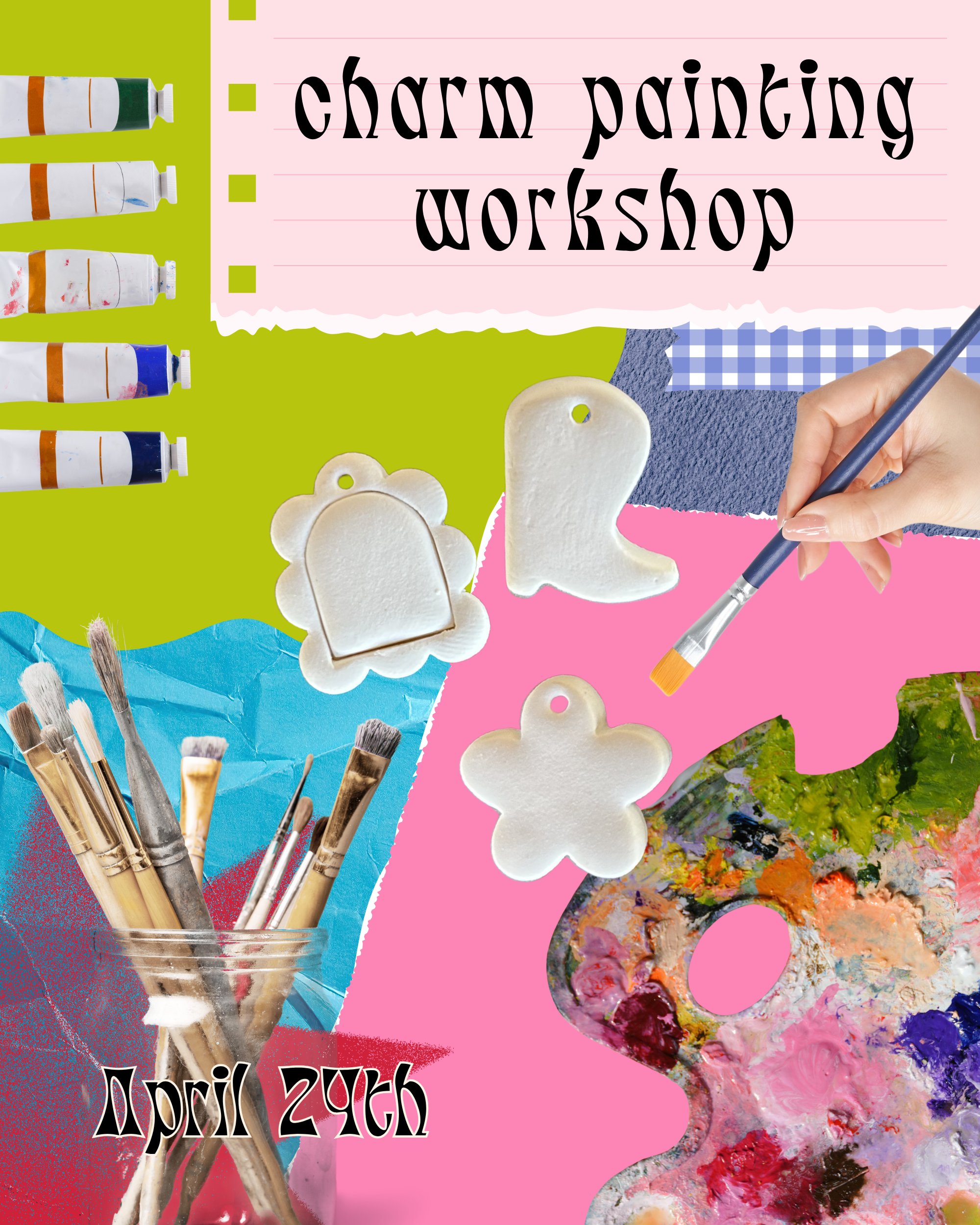 Paint Your Own Charms | Creative Art Workshop