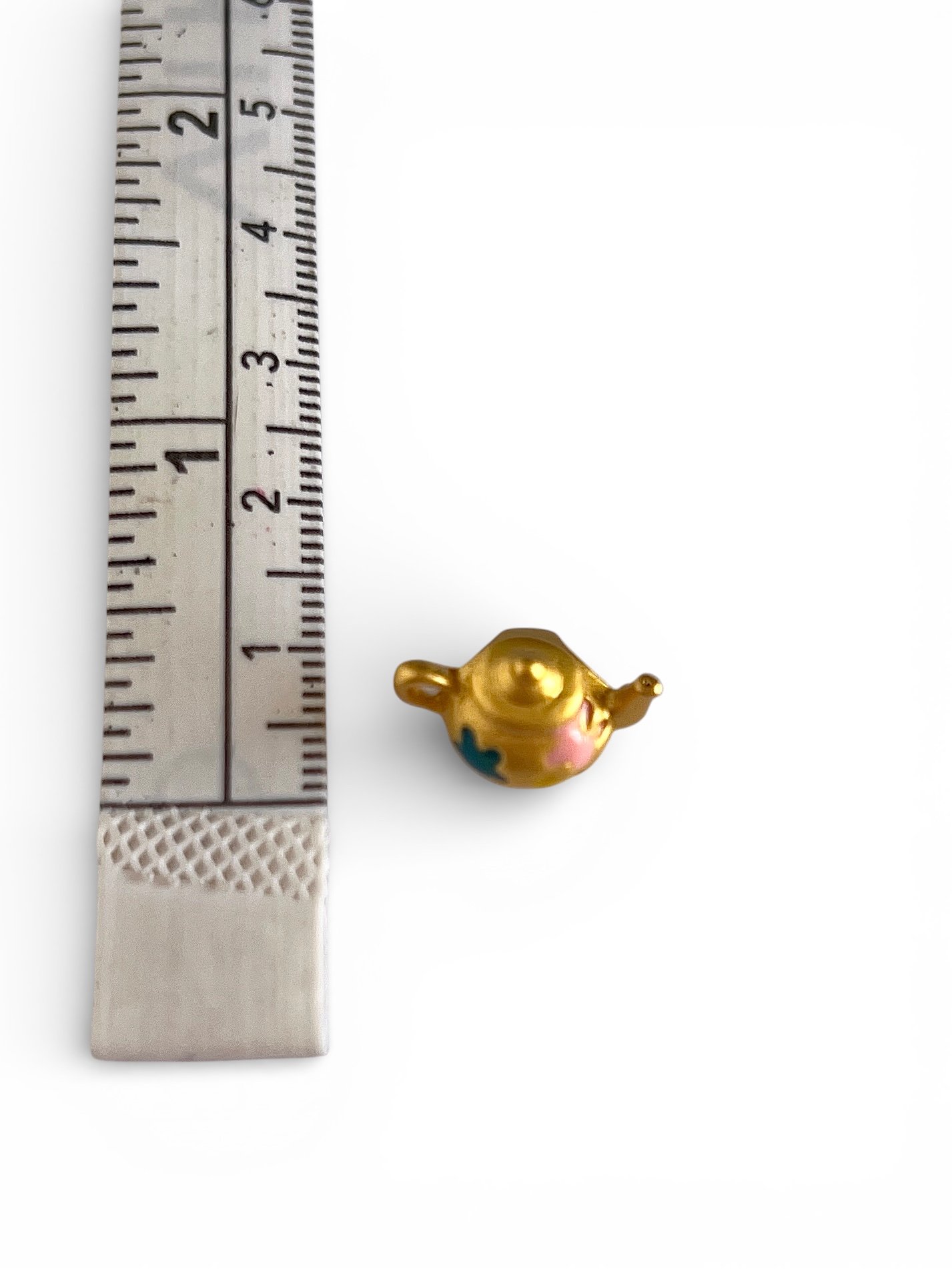 colorful teapot charm