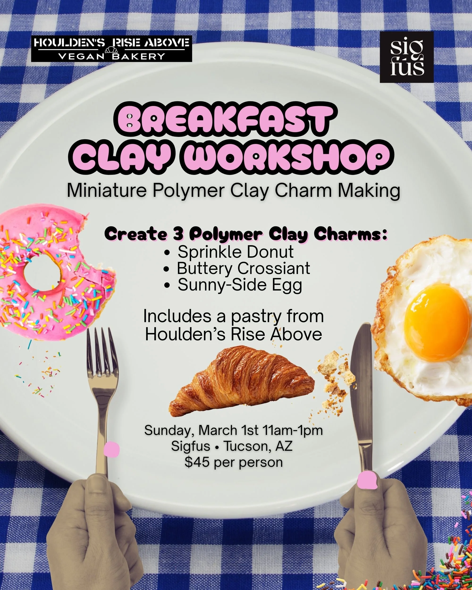 Breakfast Polymer Clay Workshop