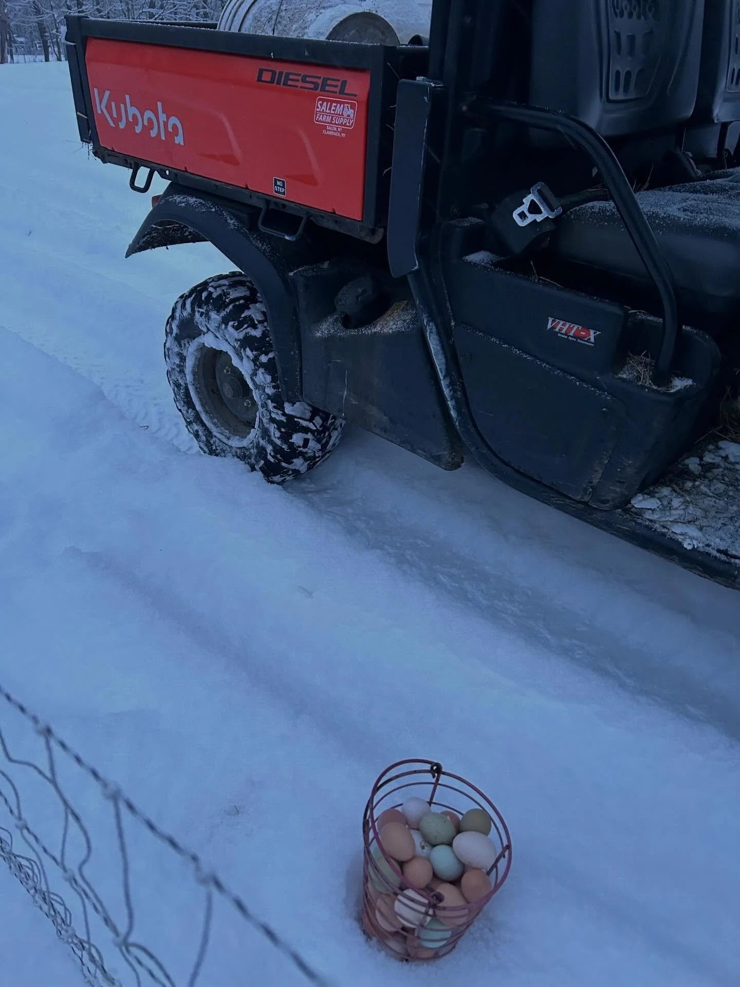 Hi friends! We are closed until March but our chickens don&rsquo;t know that. They are laying a steady stream of gorgeous eggs that many of you have come to love. For locals, you can find our eggs at @redhookmarket and @villagegroceryandrefillery whi