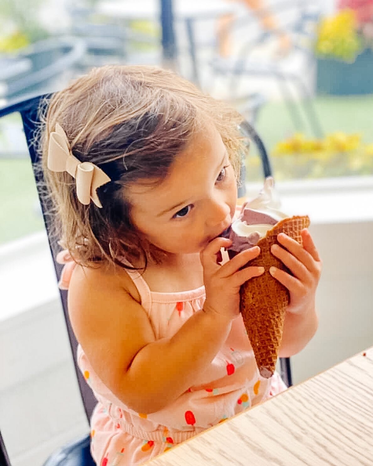 we have peach cobbler soft serve in ocean city 

thanks for the cutest pics always @stephaniesky8