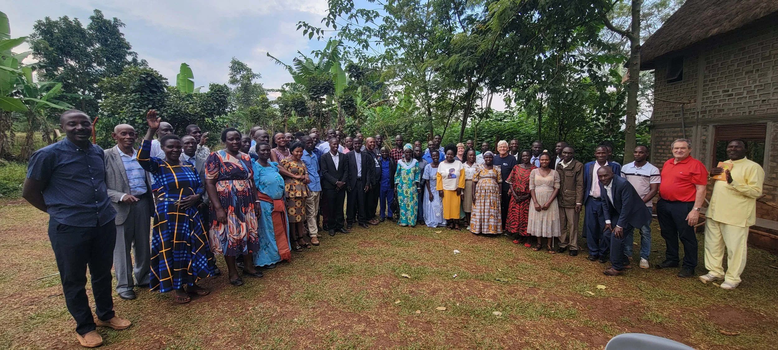Uganda church pastors in Jerusalemi City
Many came from a remote island 2 hours away