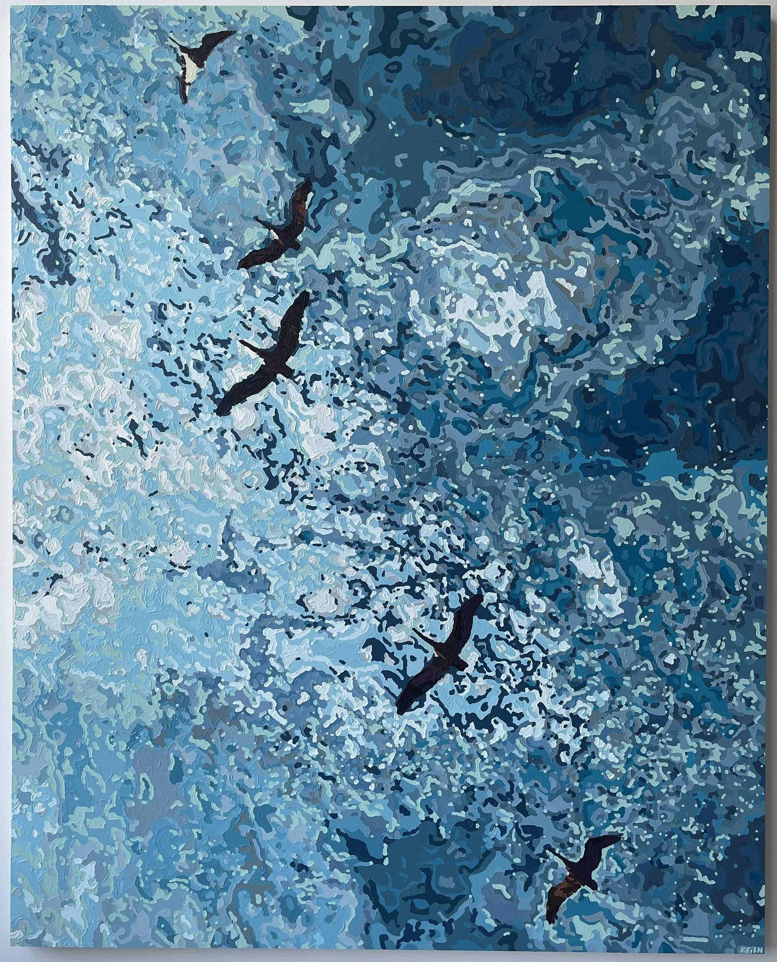 AXiS • COSTA RiCA • 4'x5' • Heavy Body Acrylic