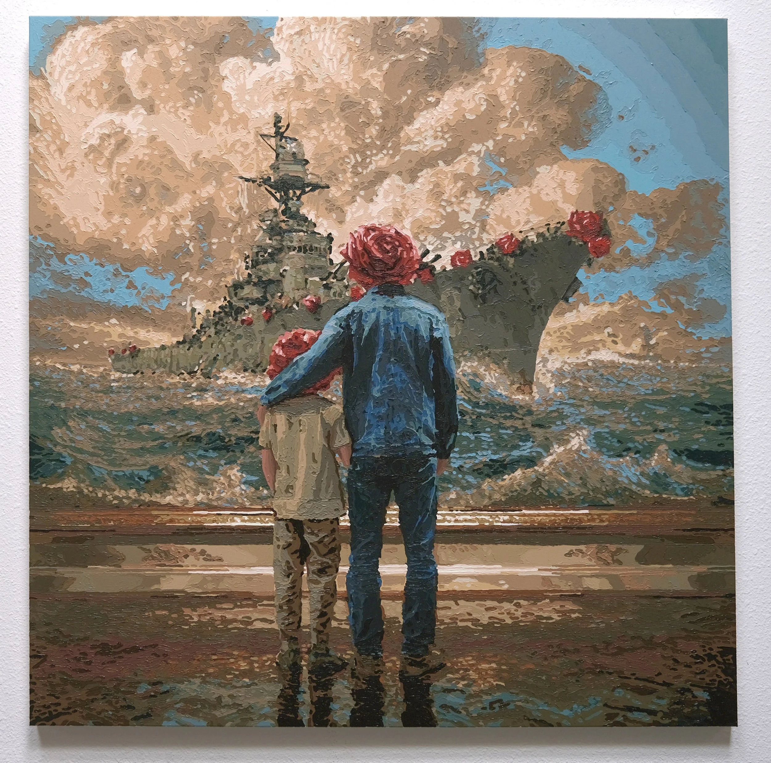 THE CAPTAiN • 4'x4' • Heavy Body Acrylic • 2026