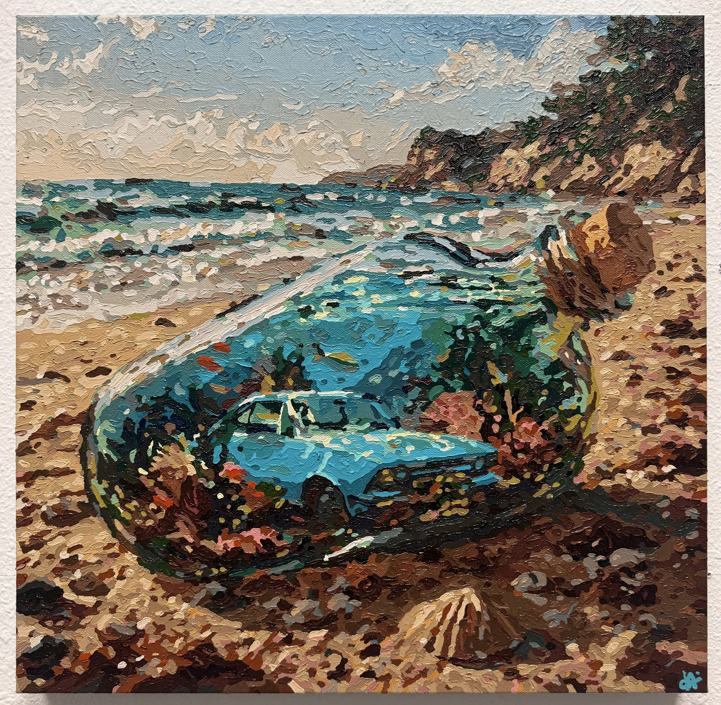 MESSAGE iN A BOTTLE • 20" x 20" • Heavy Body Acrylic • 2026 