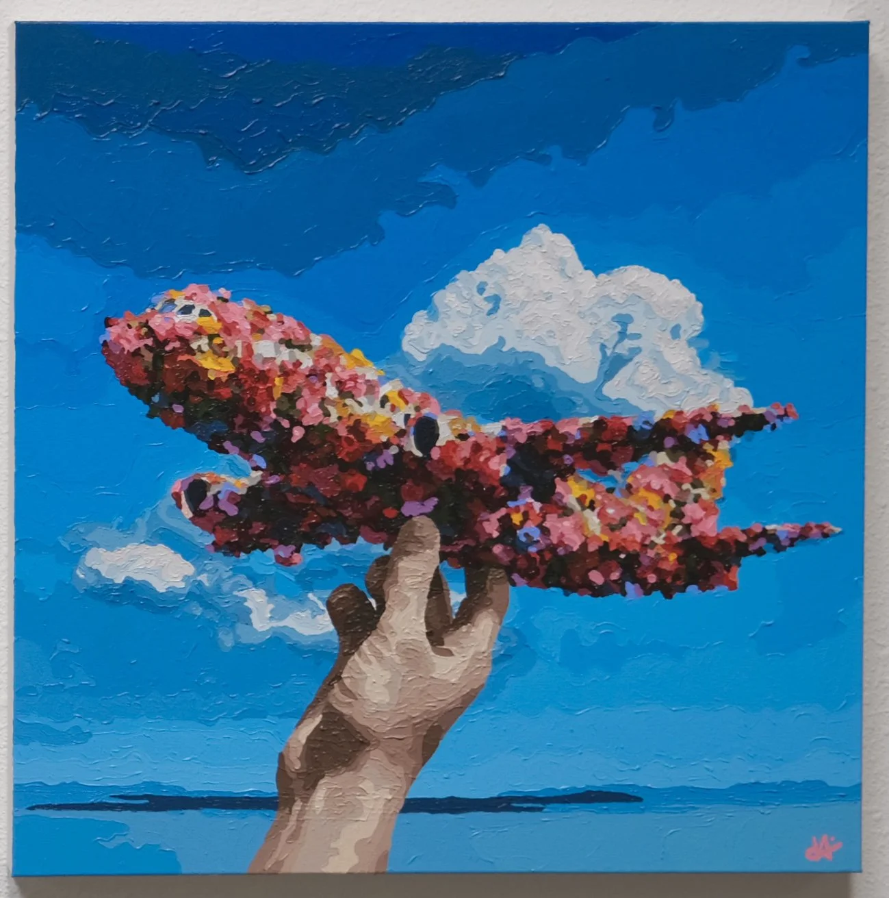 DESTiNATiON • 2' x 2' • Heavy Body Acrylic • 2026 