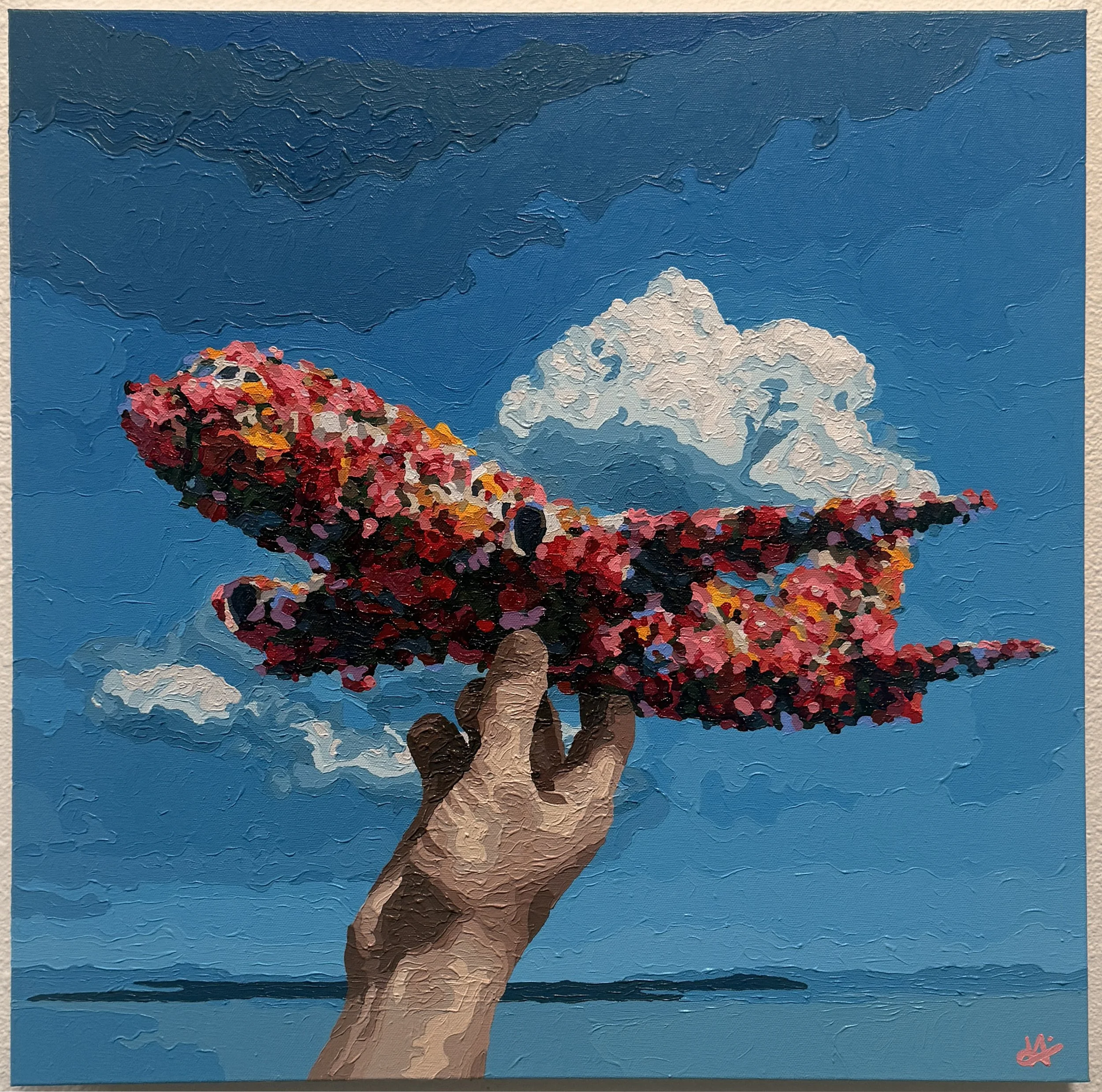 DESTiNATiON • 2' x 2' • Heavy Body Acrylic • 2026 