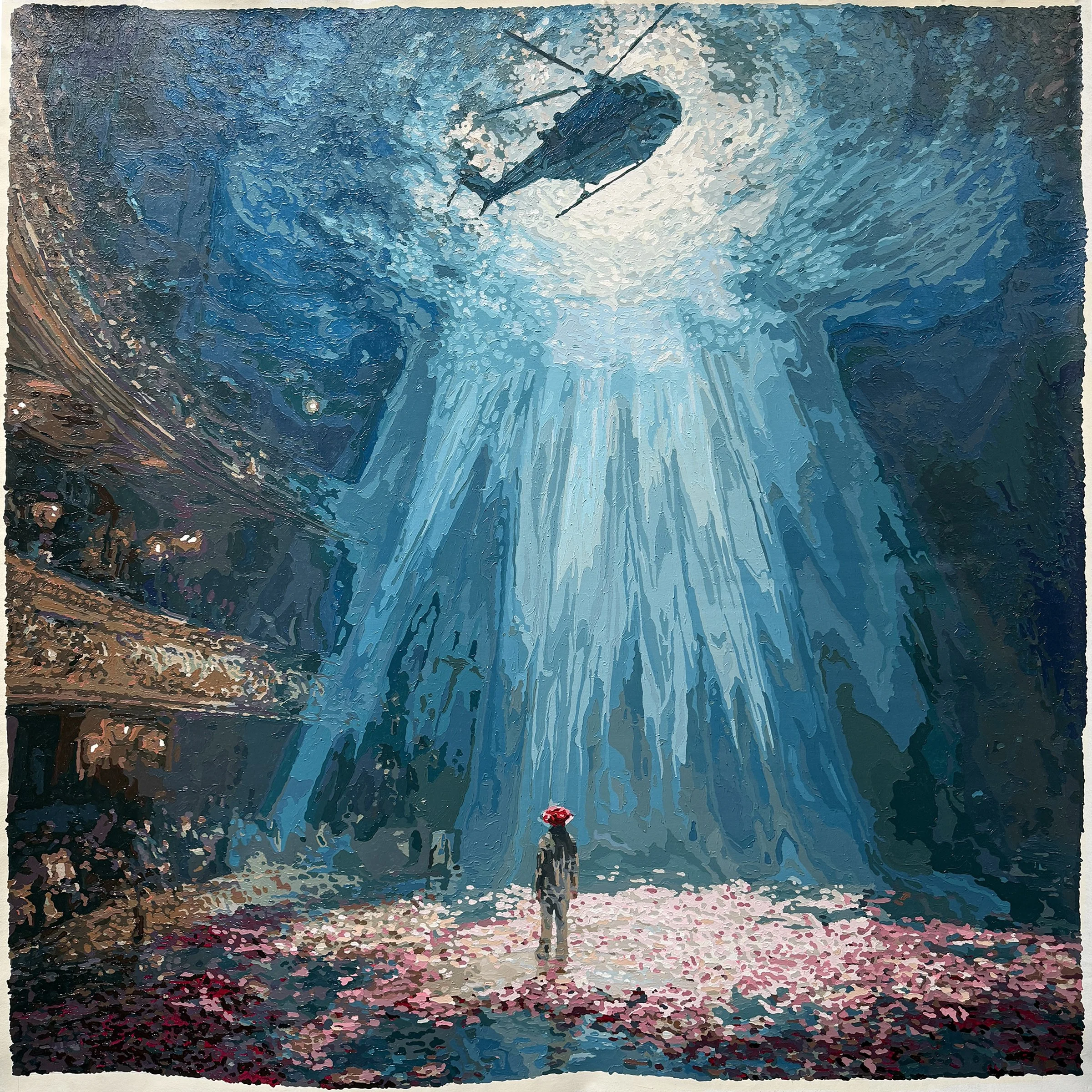 STAGE PRESENCE • 64"x64" • Heavy Body Acrylic • 2025