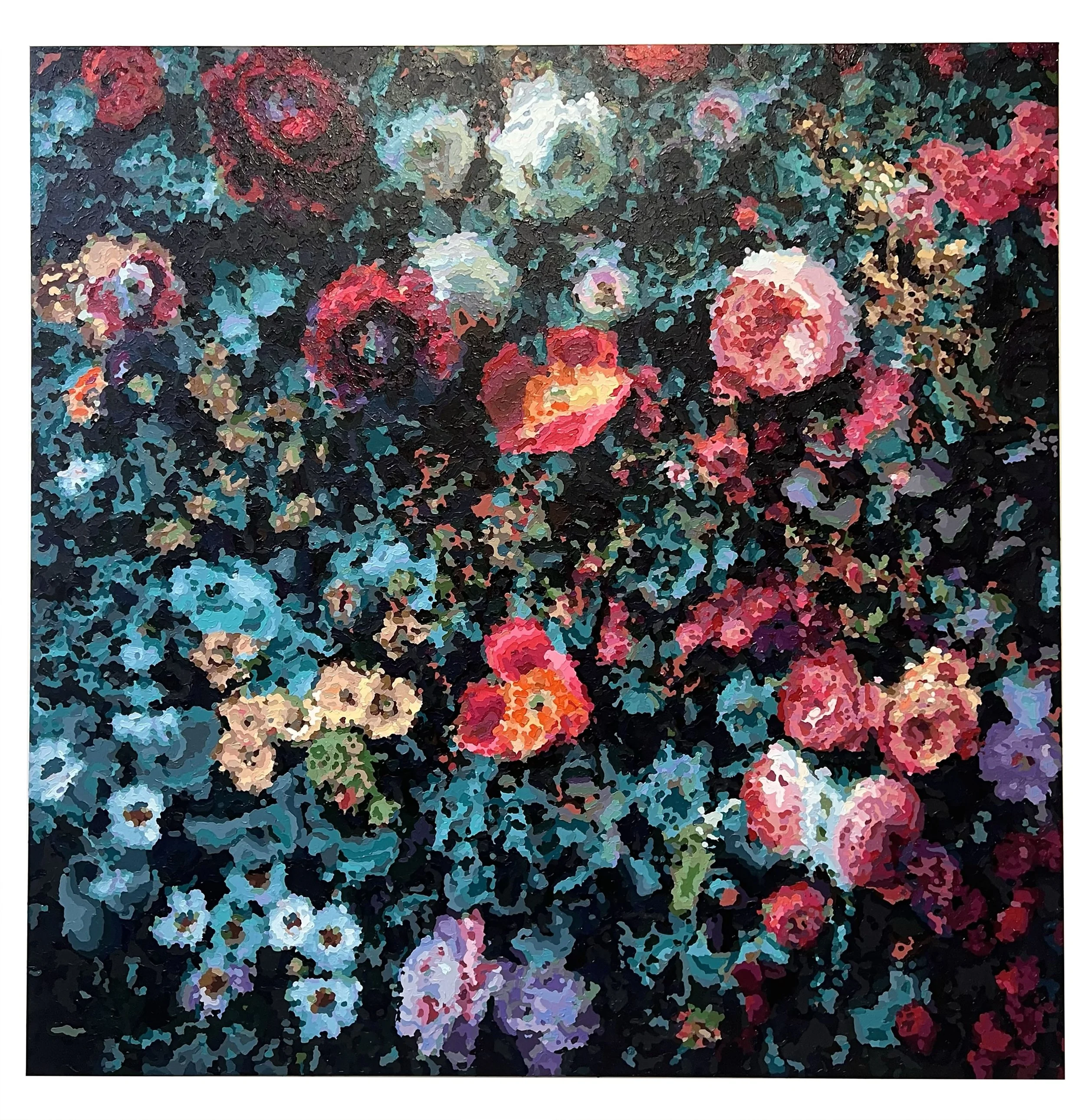 Resplendence • 5'x5' • Heavy Body Acrylic • 2024