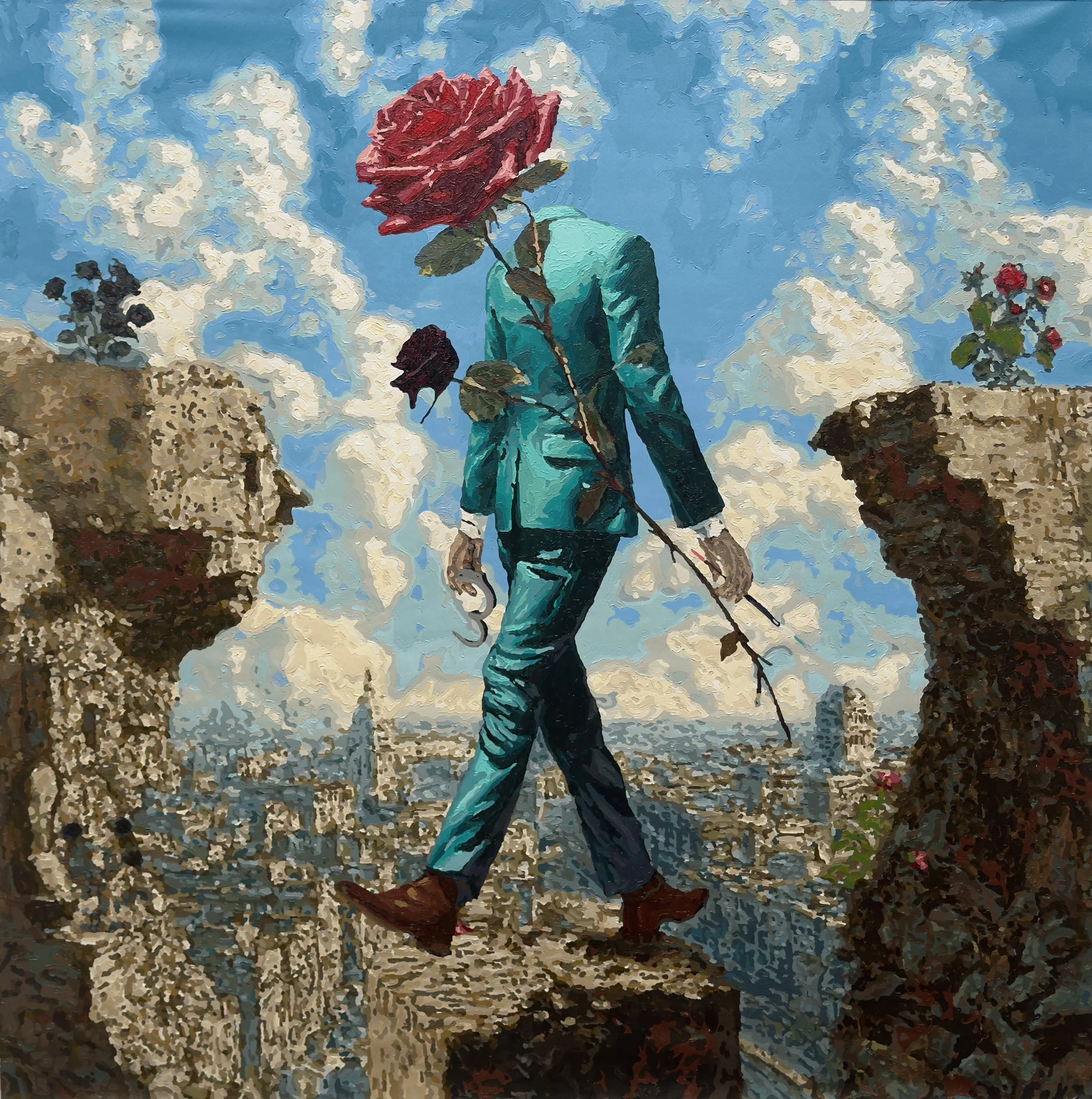 TWiSTED • 62"x62" • Heavy Body Acrylic • 2025