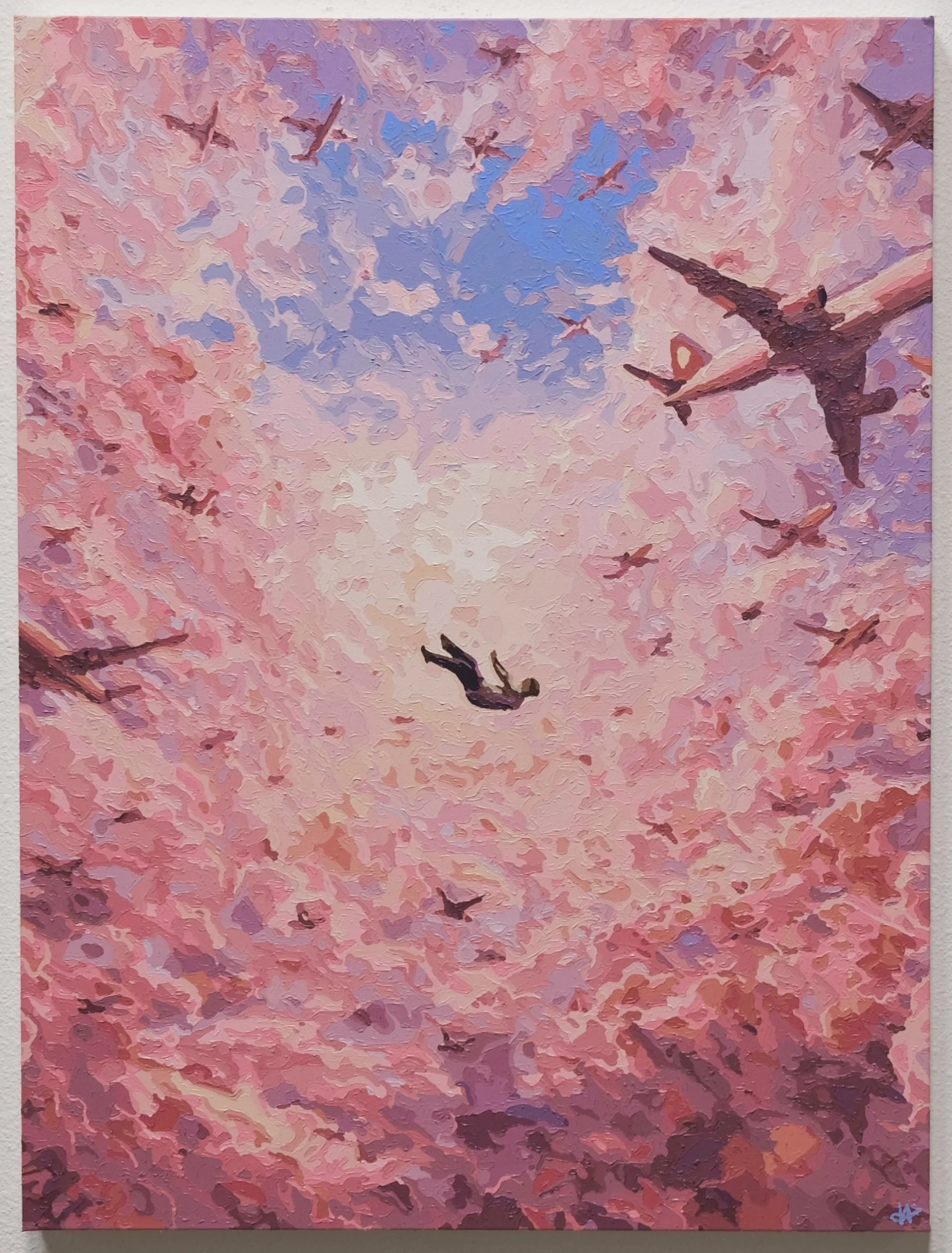 PiNK CLOUD • 24" x 36" • Heavy Body Acrylic • 2026 