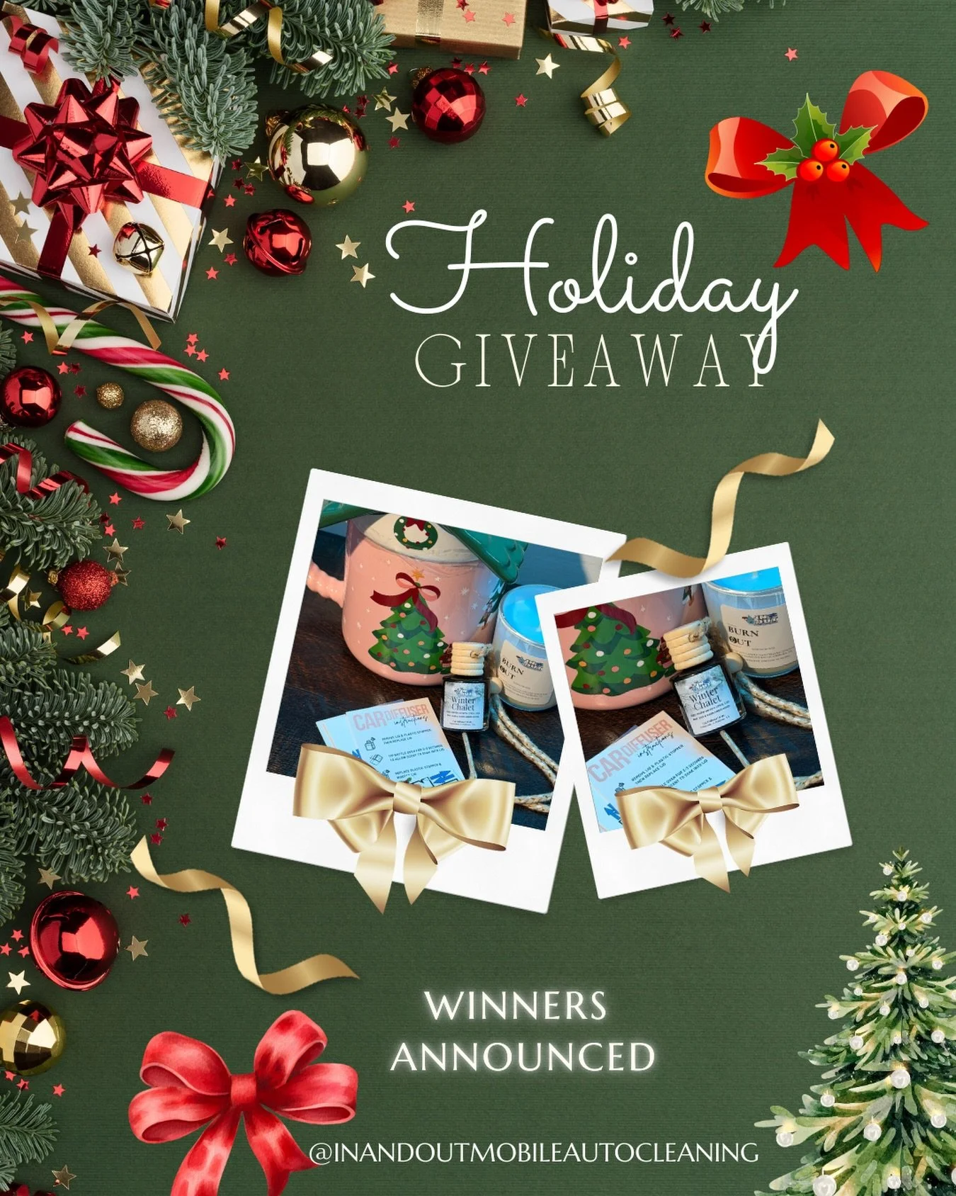 🎅🔥 𝗛𝗢𝗟𝗜𝗗𝗔𝗬 𝗚𝗜𝗩𝗘𝗔𝗪𝗔𝗬 𝗪𝗜𝗡𝗡𝗘𝗥𝗦 🔥🎅

Thank you to everyone who entered our 𝗘𝗣𝗜𝗖 𝗥𝗔𝗙𝗙𝗟𝗘 𝗚𝗜𝗩𝗘𝗔𝗪𝗔𝗬 &mdash; you all showed up BIG for this one. 🙌
Congrats to our winners:
🎁 Sylvia G.
🎁 @beachblondie33 
🎁 Varun S