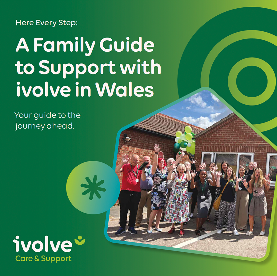 28pp brochure for Families in Wales