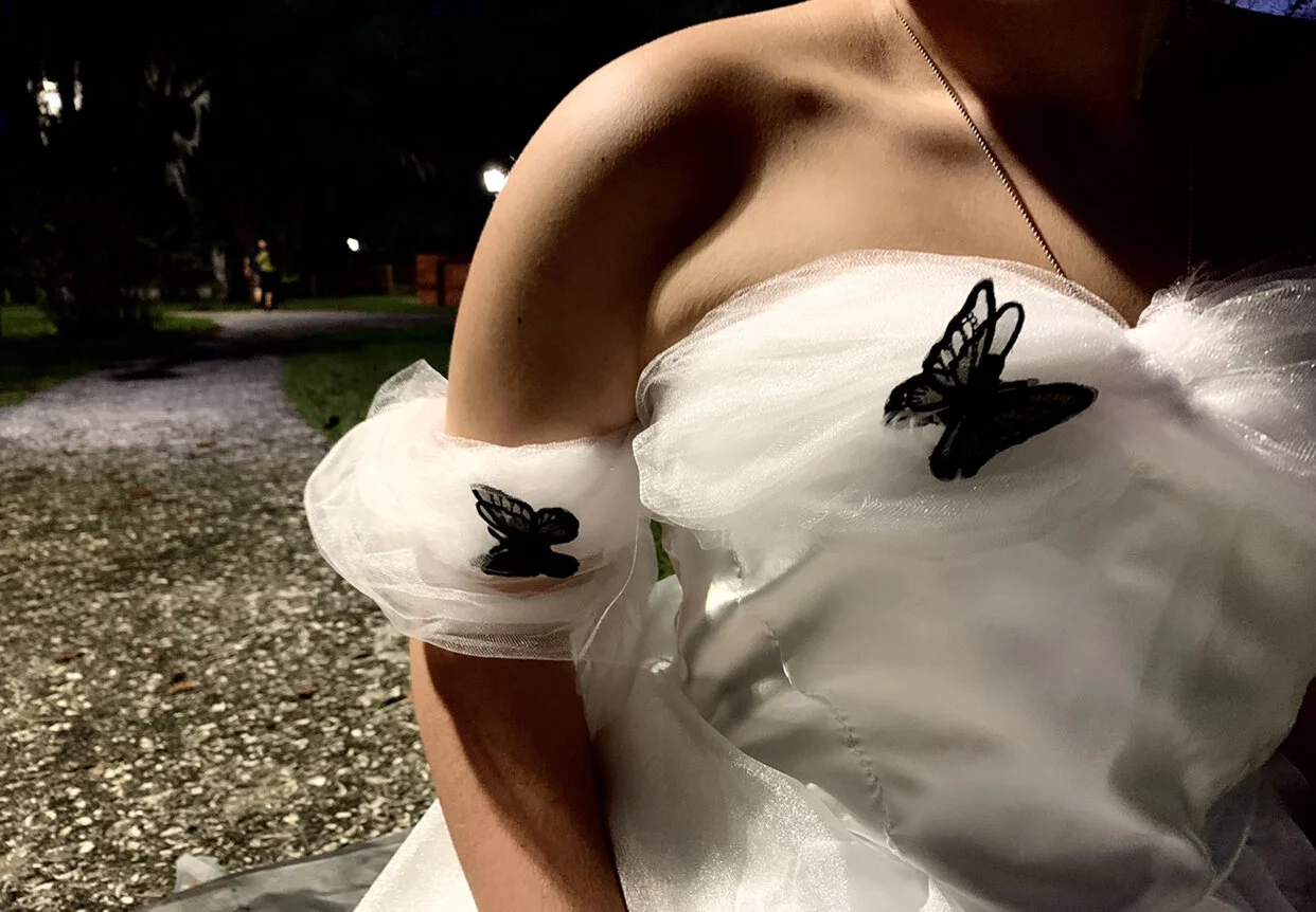 Organza, satin and tulle - DSGN100