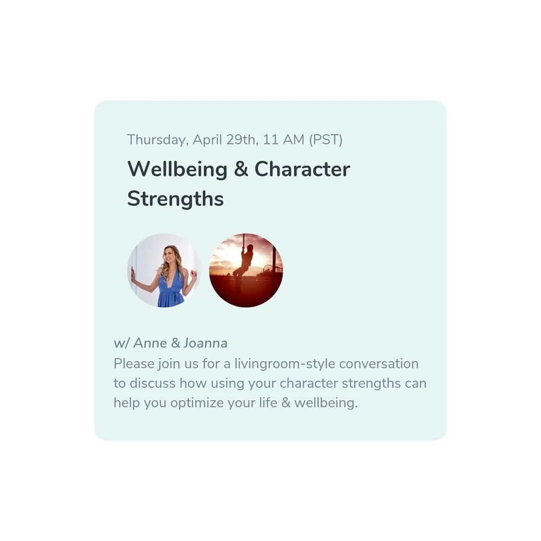 Join us today on clubhouse 11am PST/2pm EST!
☝️ Link in bio

We'll be discussing one of the fundamental aspects of positive psychology: character strengths.

This work has been lead by Drs Seligman, Peterson, Mayerson, and Niemiec through the VIA Ins