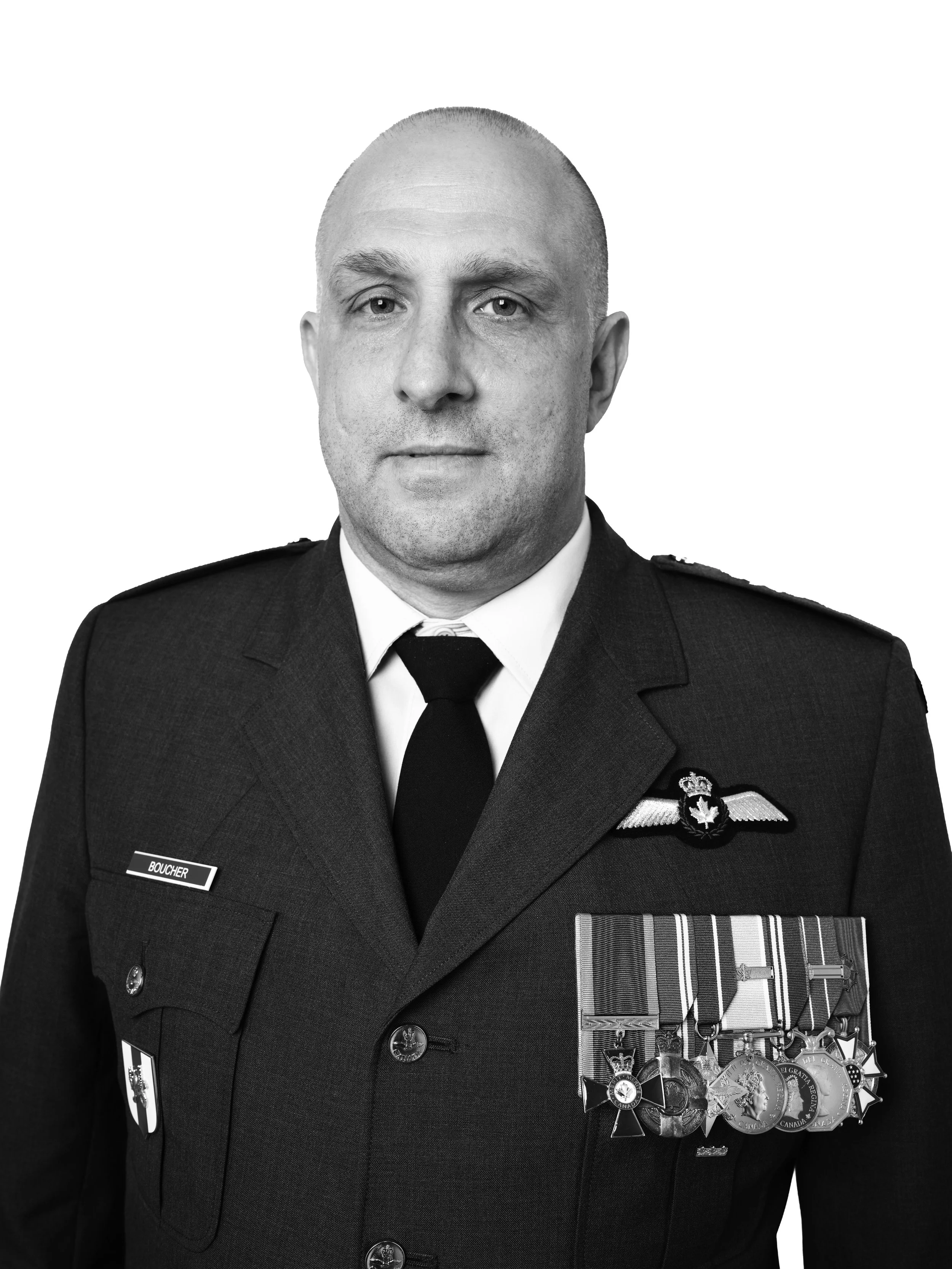 Major General Jeannot Boucher

Active 1992 - Present

RCAF Pilot

439, 403, 430, Afghanistan, PROTEUS,
Commands- 430, 1Wg, 1st Cdn Div HQ, OP PrOTEUS TF JÉRUSALEM, Cdn Defence Academy