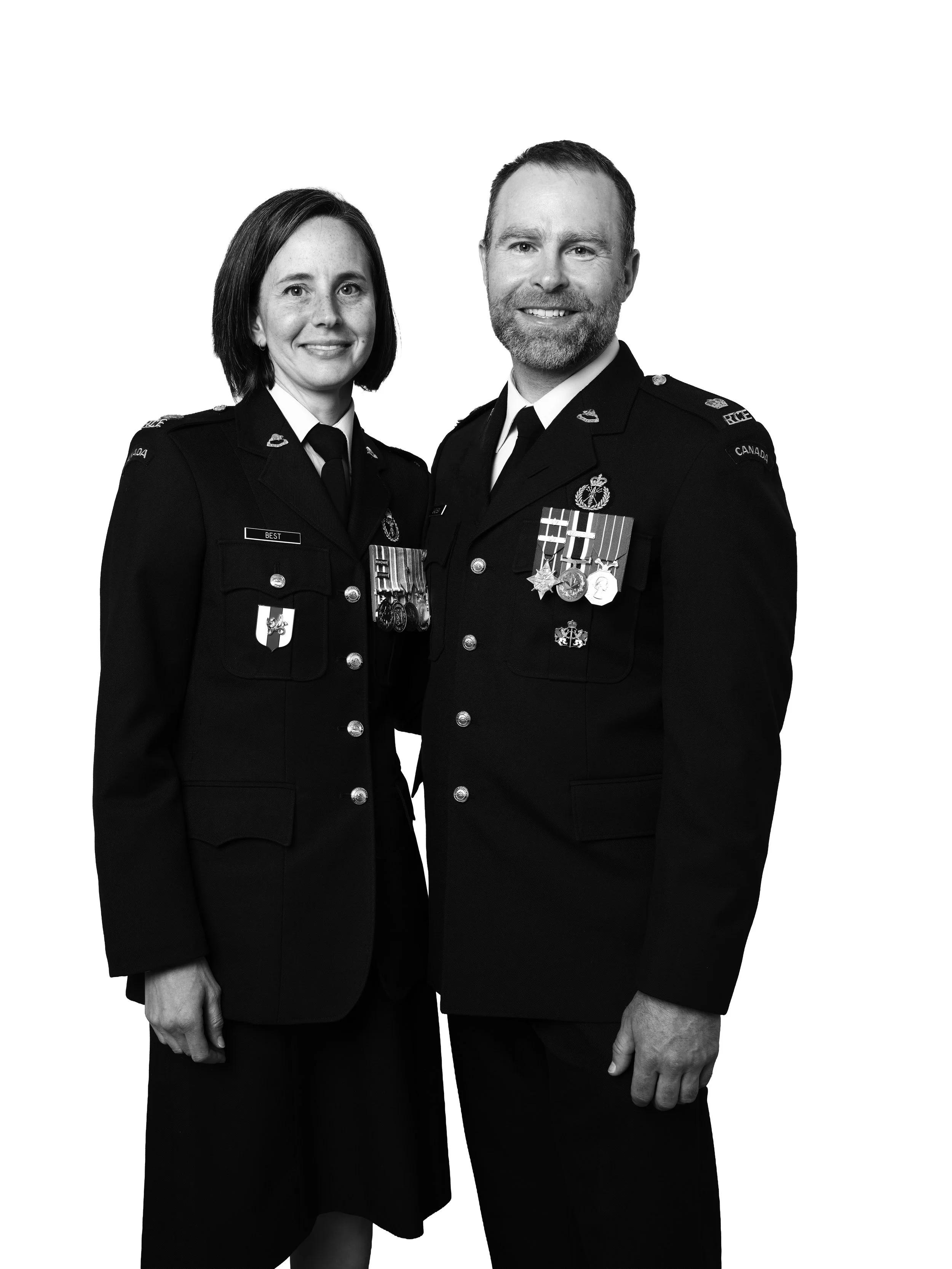 Major Celine Best

Active 2007 - Present 

Canadian Army, Engineer

MONUSCO (democratic republic of Congo), Ukraine and Latvia


and 

Major Jackson 

Canadian Army, Engineer