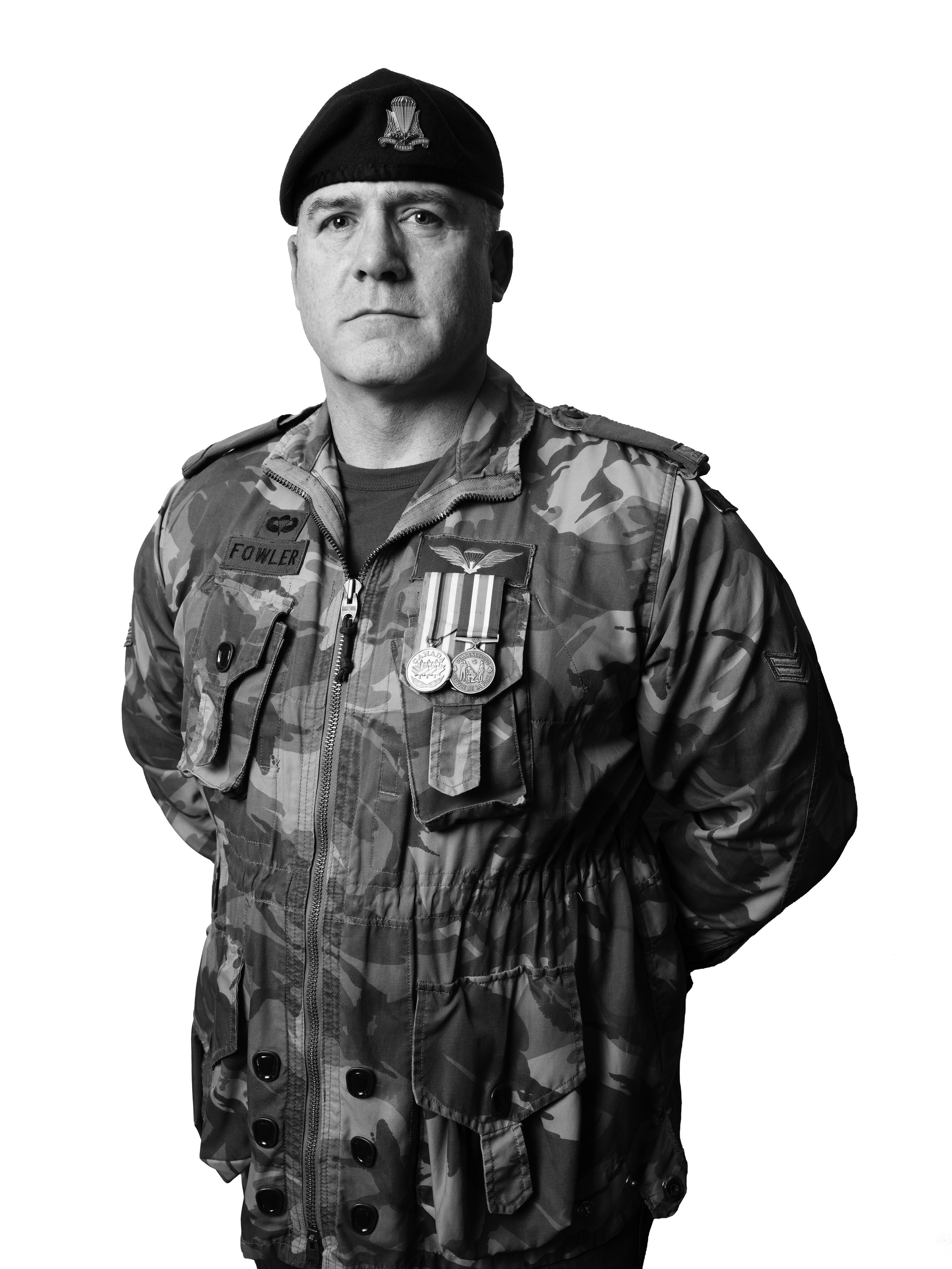 Corporal Vince Fowler - Retired

Active 1989 - 1995 

Canadian Army.
2 PPCLI
2 Commando
Canadian Airborne Regiment
3 PPCLI

Somalia