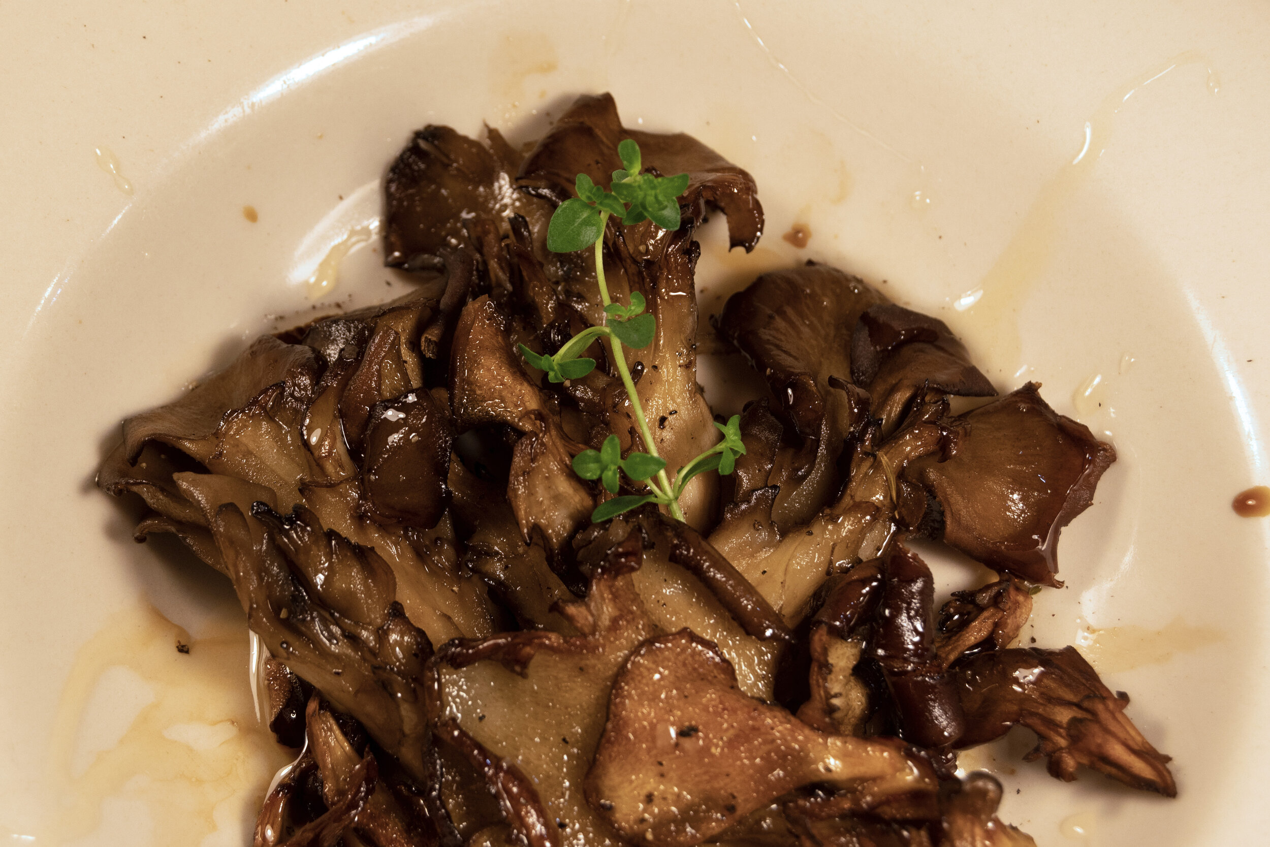 Duck Fat Fried Maitake Mushroom With