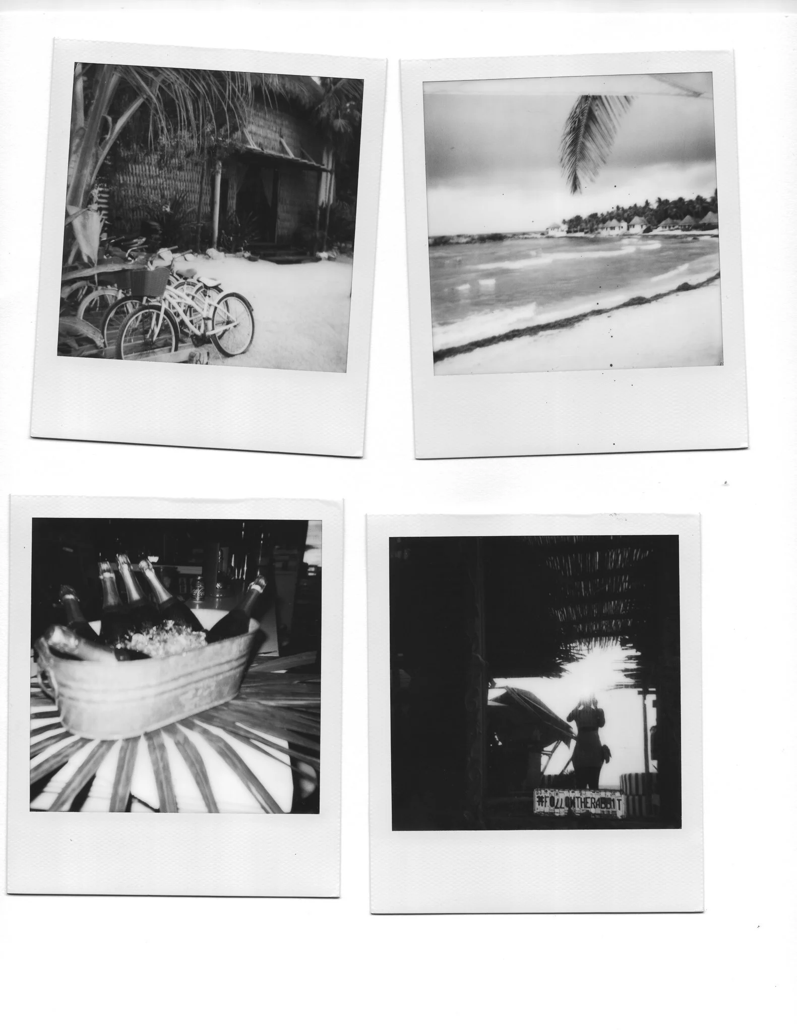 Tulum on Polaroid