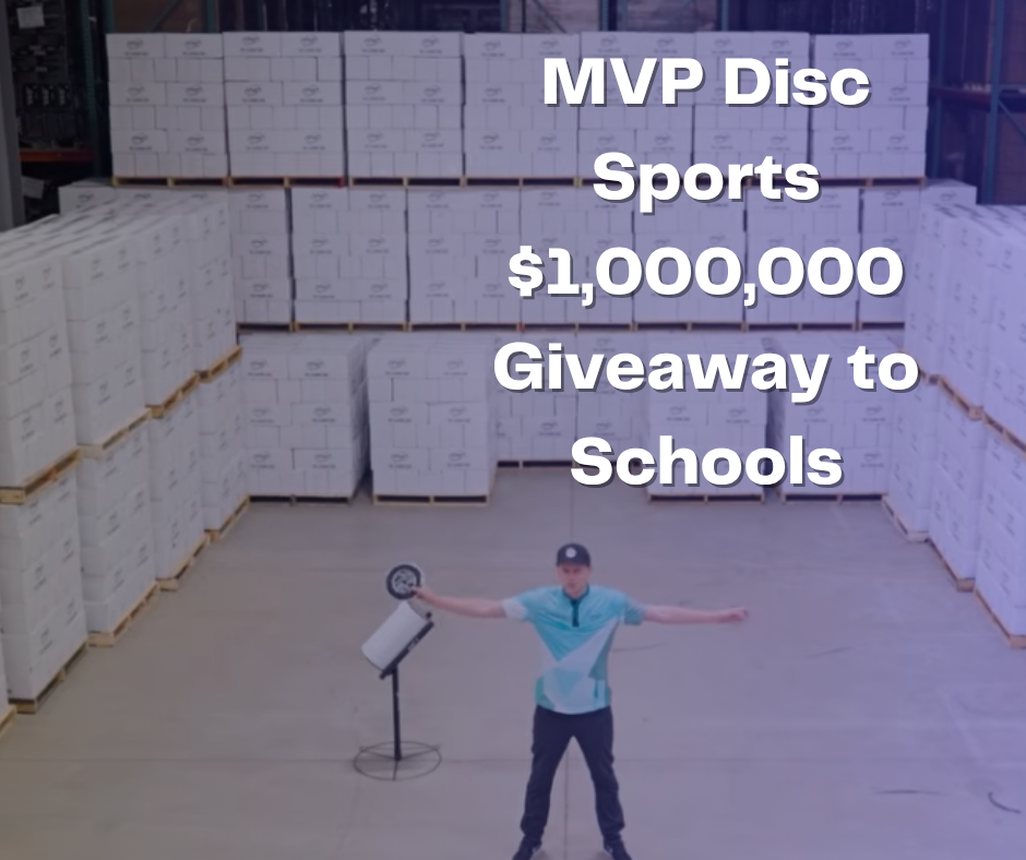 MVP Disc Sports Is Giving Away $1,000,000 Worth Of Discs to Schools