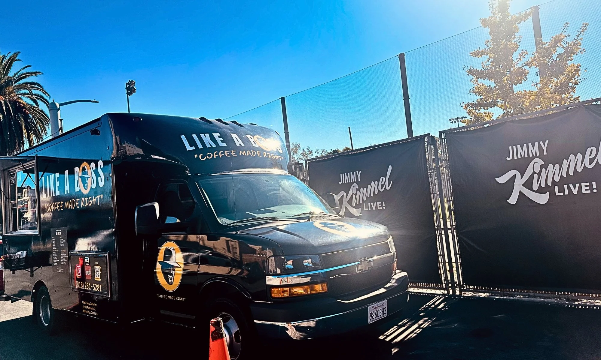 Like A Boss Coffee Truck at Jimmy Kimmel Live!