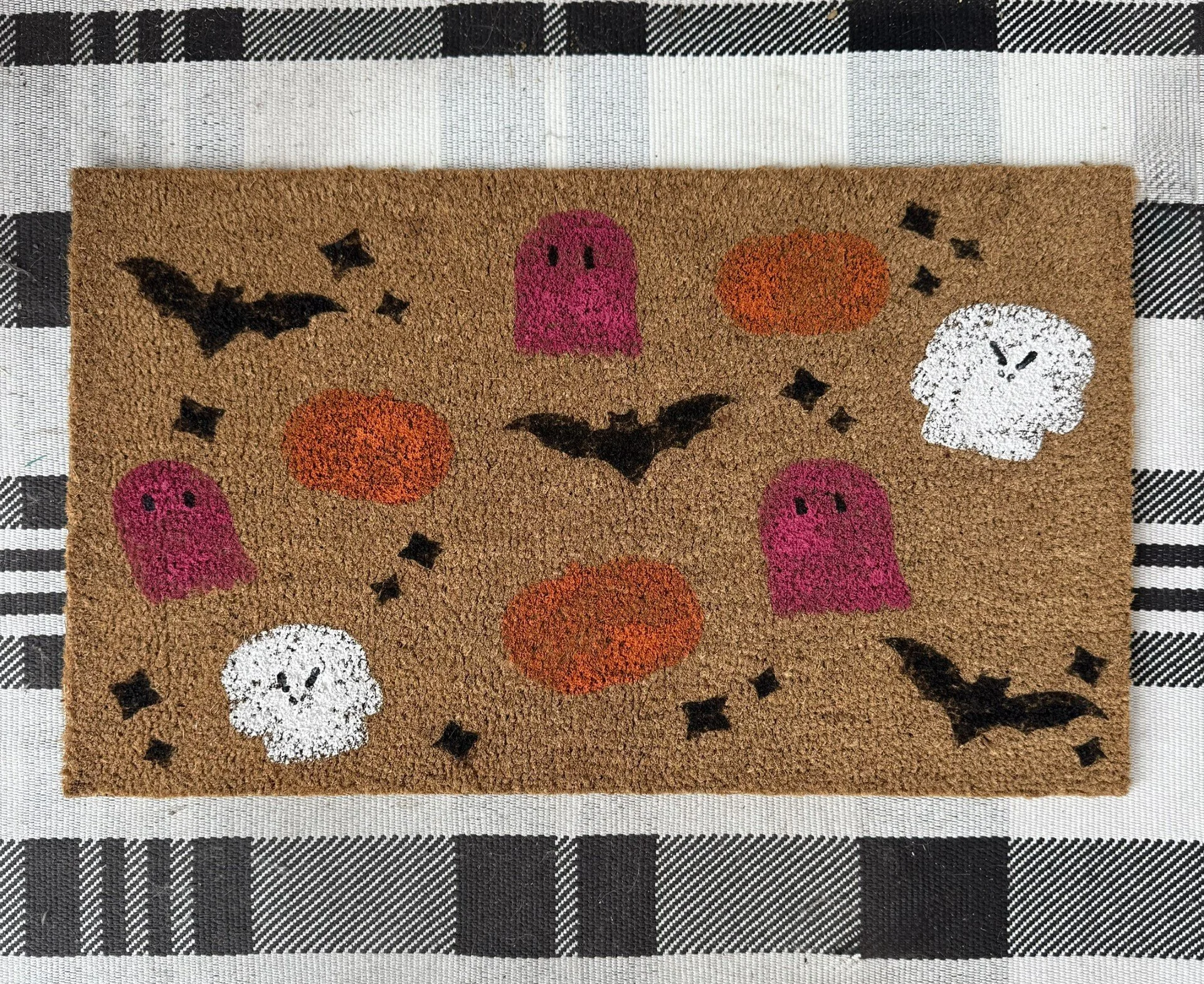 The Happy Hour Homemaker Fall Festival Doormats at Green Acres - Doormat Example.jpg