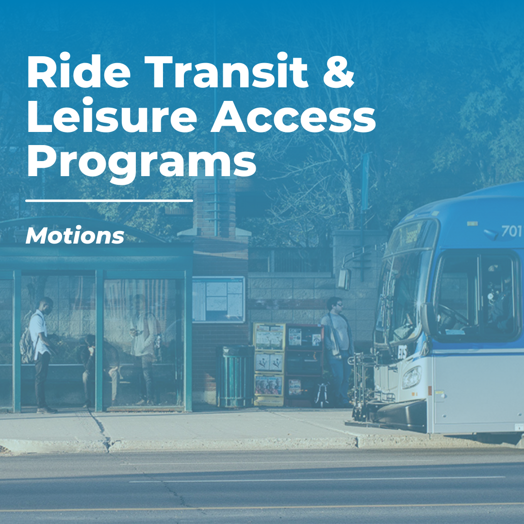 Ride Transit and Leisure Access Pass Motion